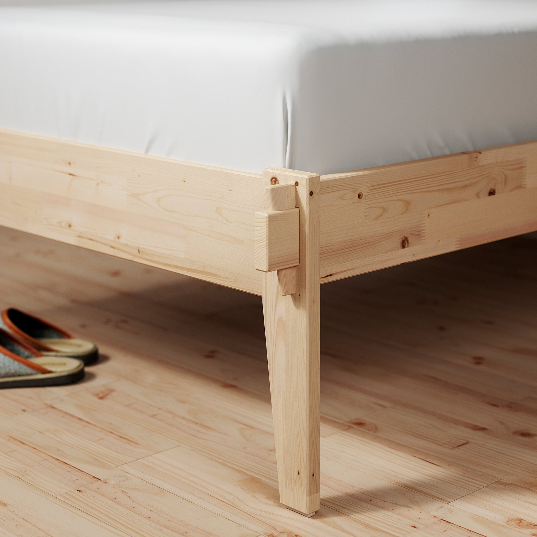 TAXÅSKLINT, bed frame, 140x200 cm, 596.263.35