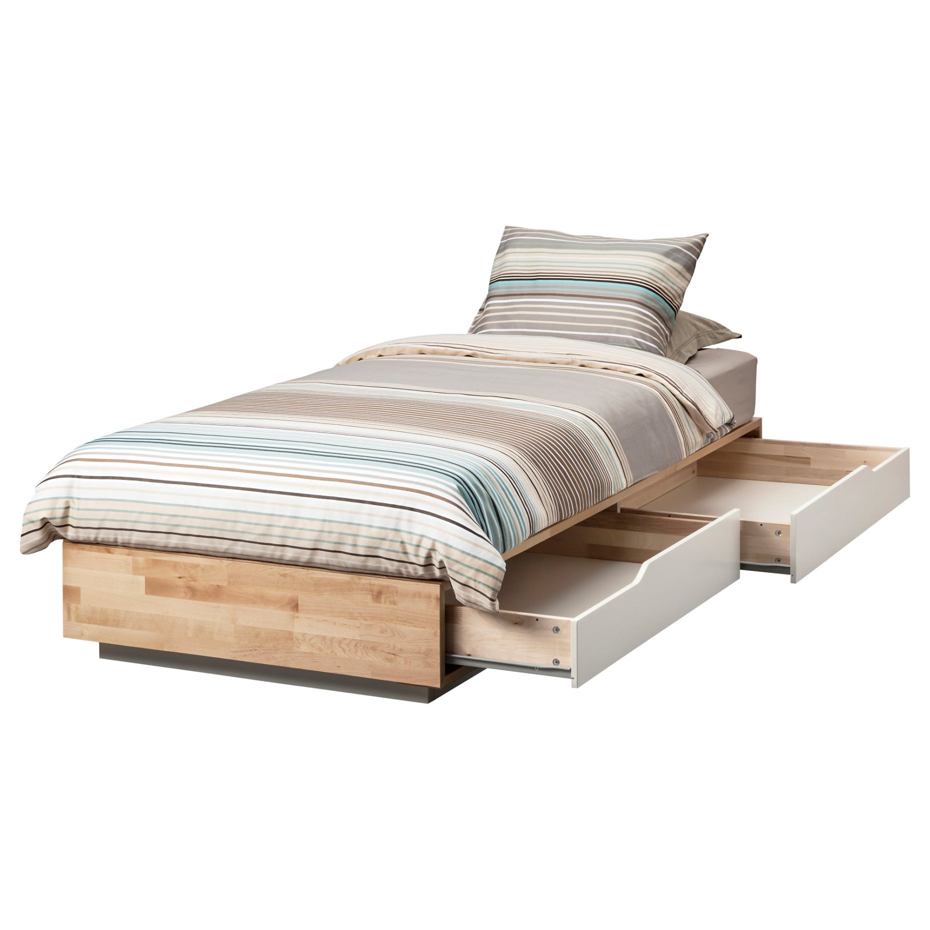 MANDAL, bed with storage, 90x200 cm, 602.446.08