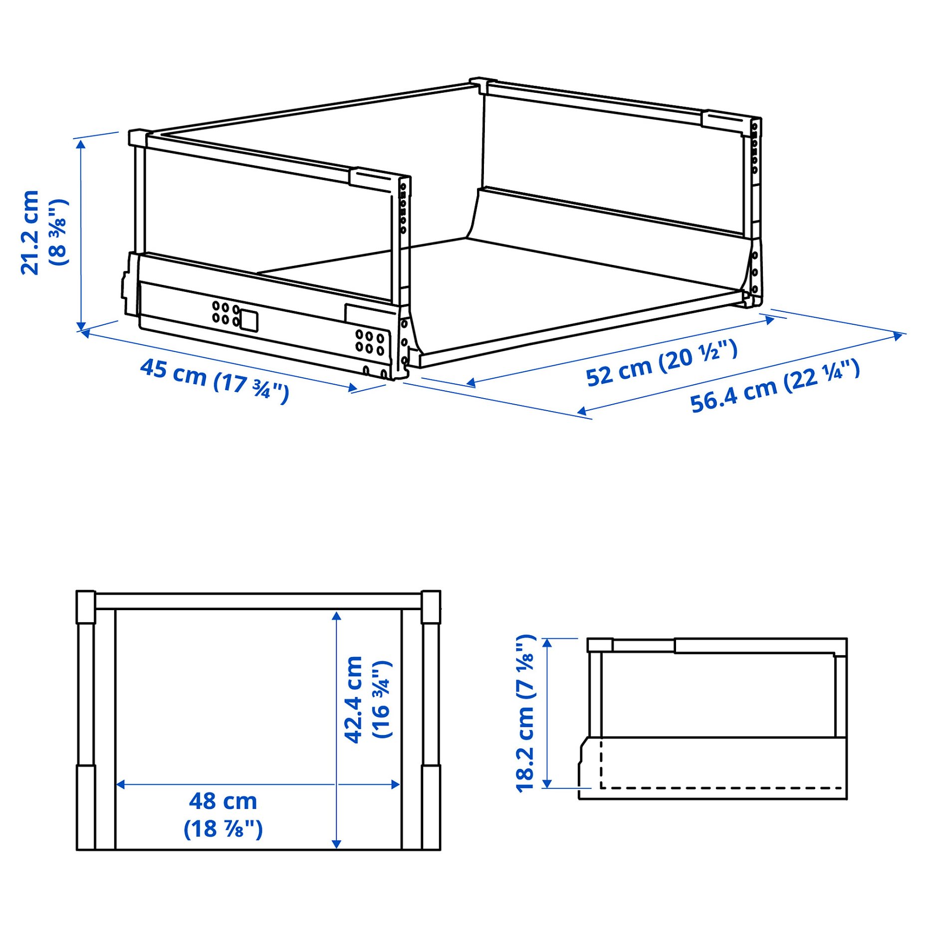 MAXIMERA, drawer, high, 602.850.24