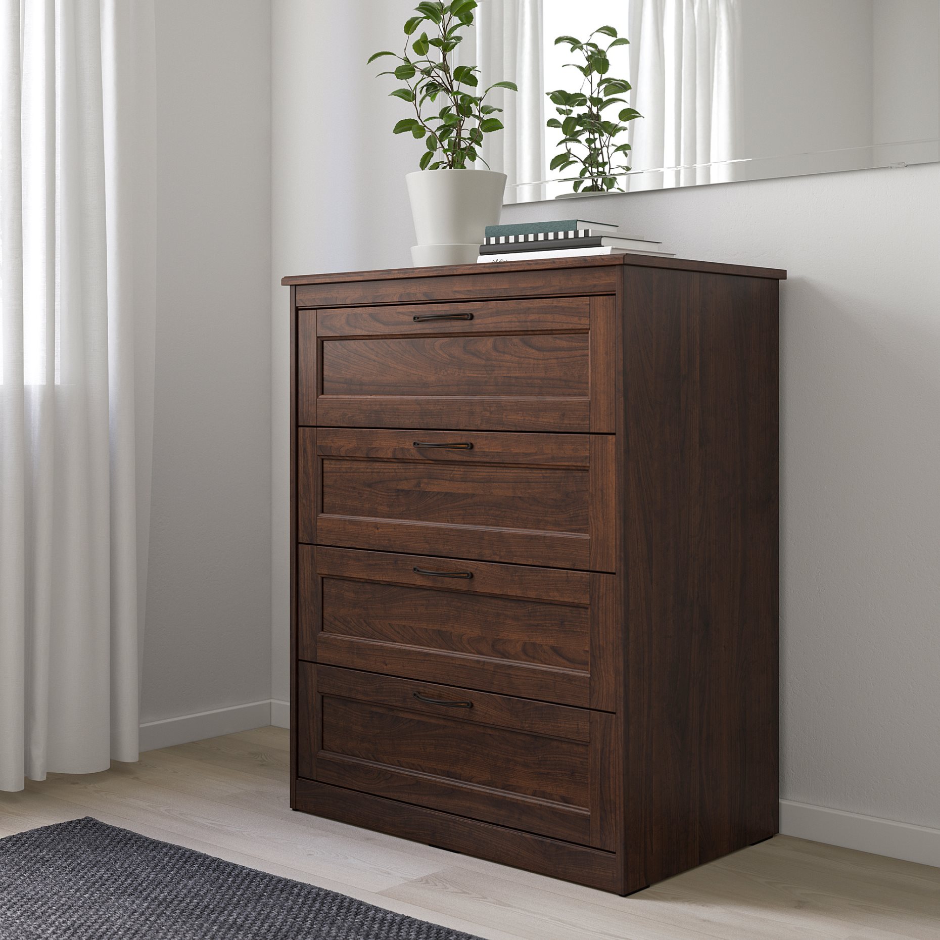 SONGESAND, chest of 4 drawers, 603.667.89