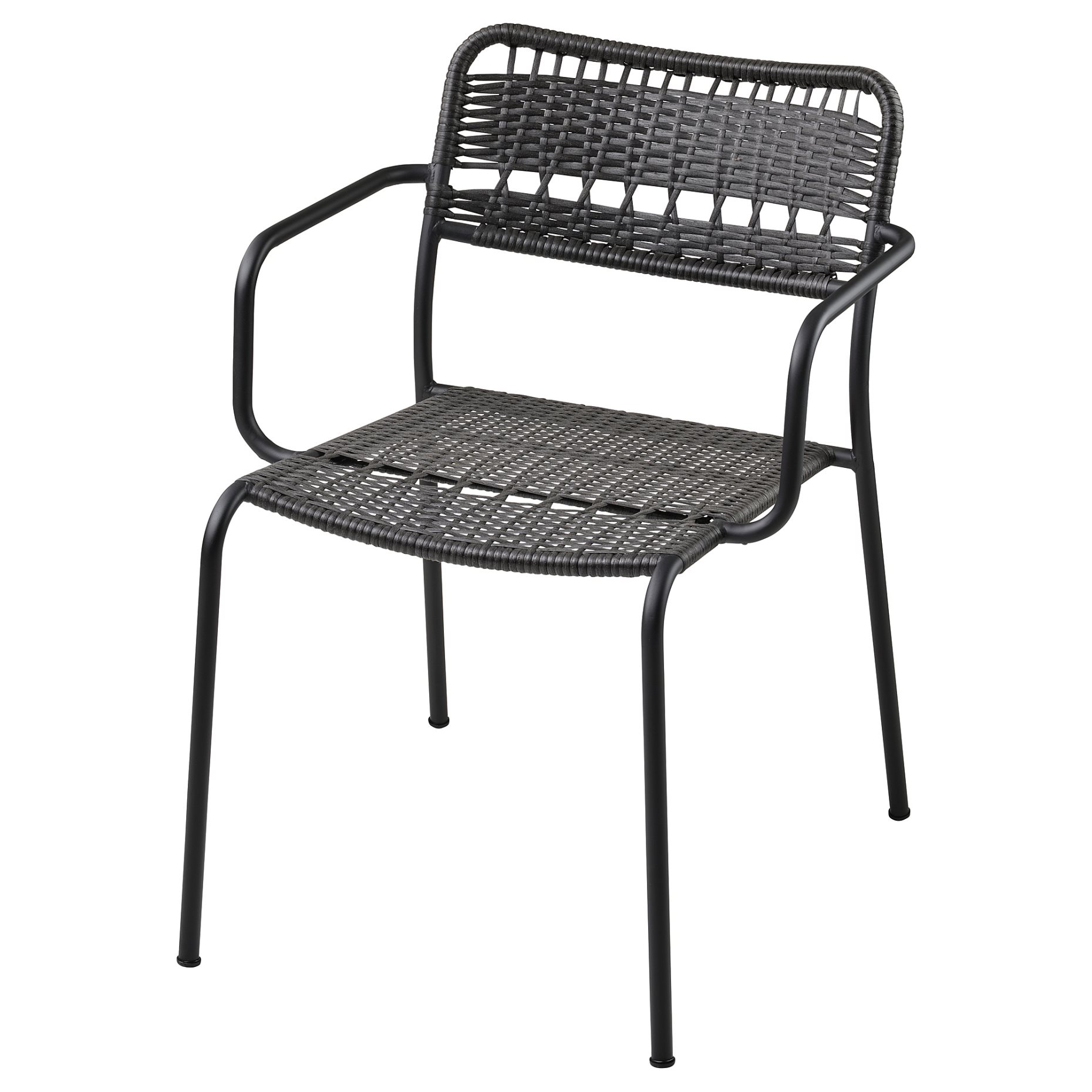 LÄCKÖ, chair with armrests, outdoor, 604.633.04