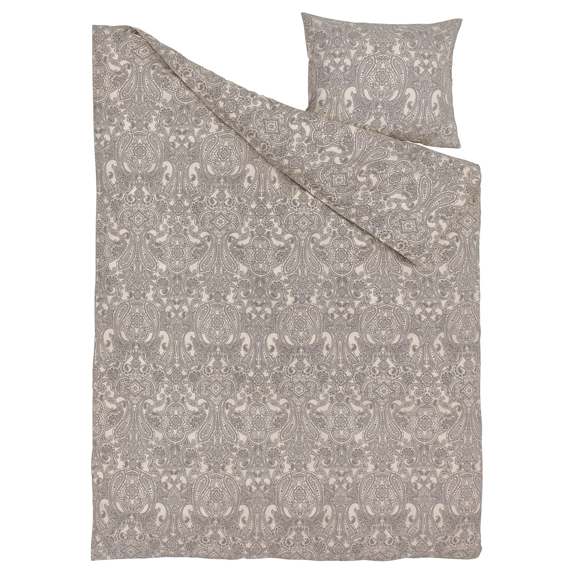 JÄTTEVALLMO, quilt cover and pillowcase, 150x200/50x60 cm, 605.005.80