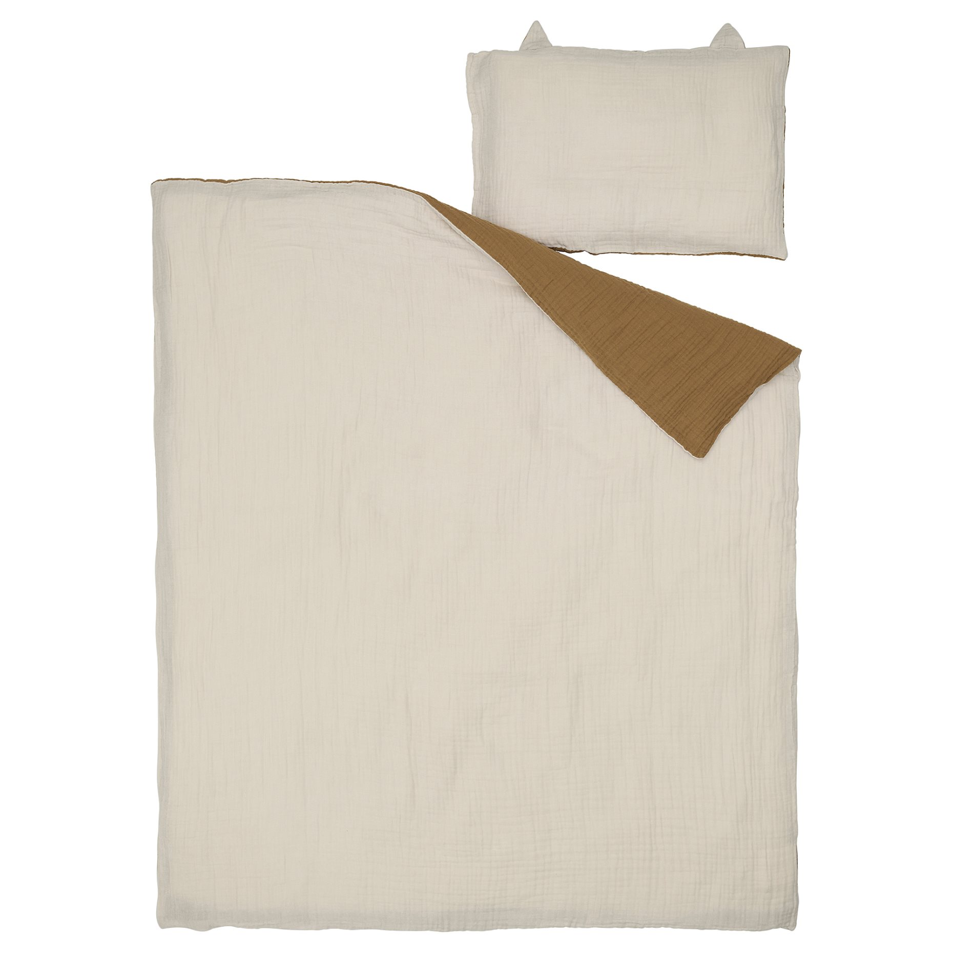 GULDVÄVARE, σετ λευκά είδη για κούνια, 3 τεμ. 70x140 cm, 605.302.85