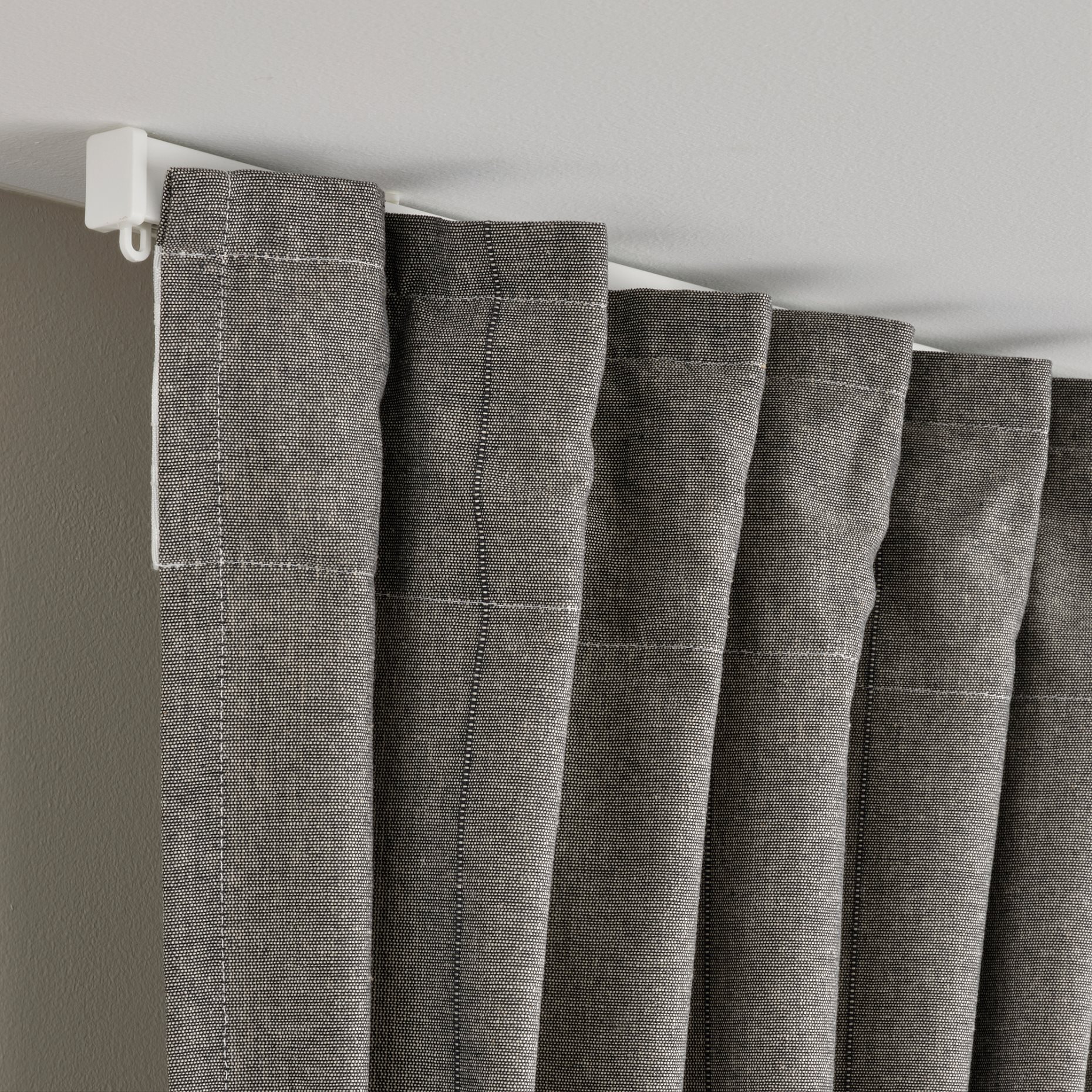LENDA, curtains with tie-backs 1 pair, 140x300 cm, 605.528.71
