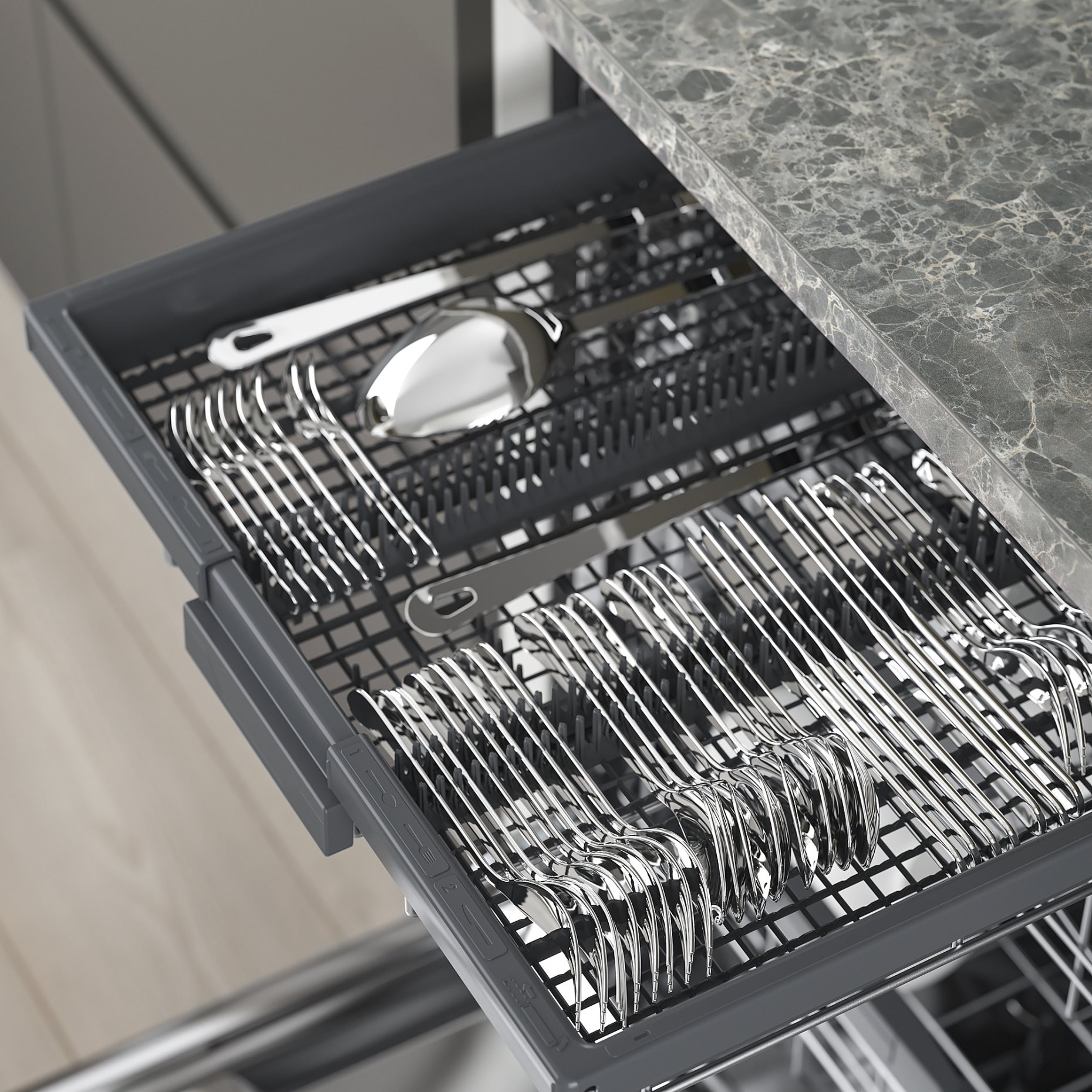 OSTVEDA, integrated dishwasher/IKEA 500, 60 cm, 605.681.41