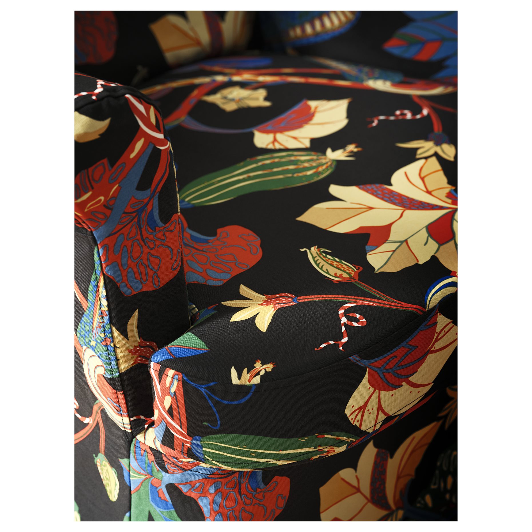 STRANDMON, slipcover for wing chair, 605.754.91