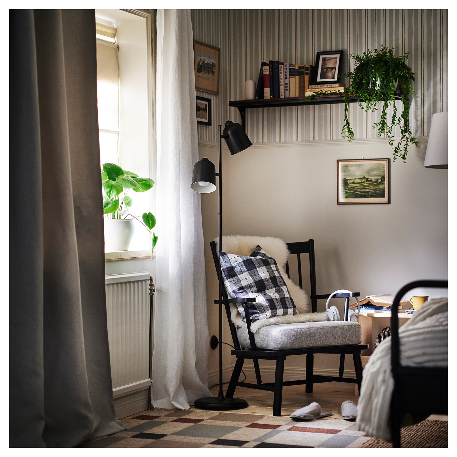 ANNAKAJSA, room darkening curtains 145x300 cm, 1 pair, 605.834.29