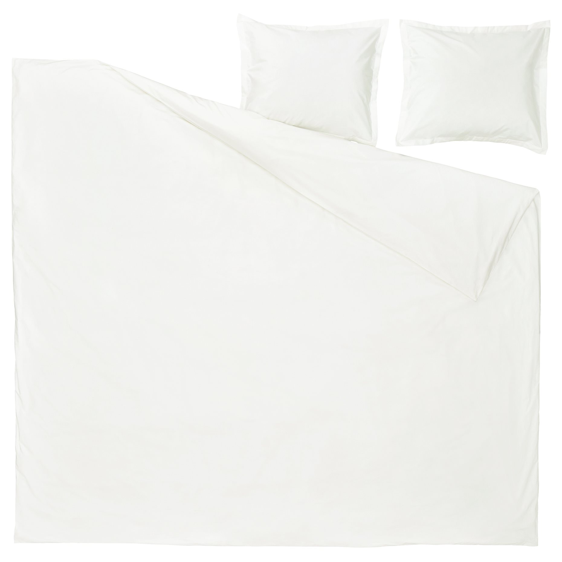HAMPFLOCKEL, duvet cover and 2 pillowcases, 240x220/50x60 cm, 606.063.79