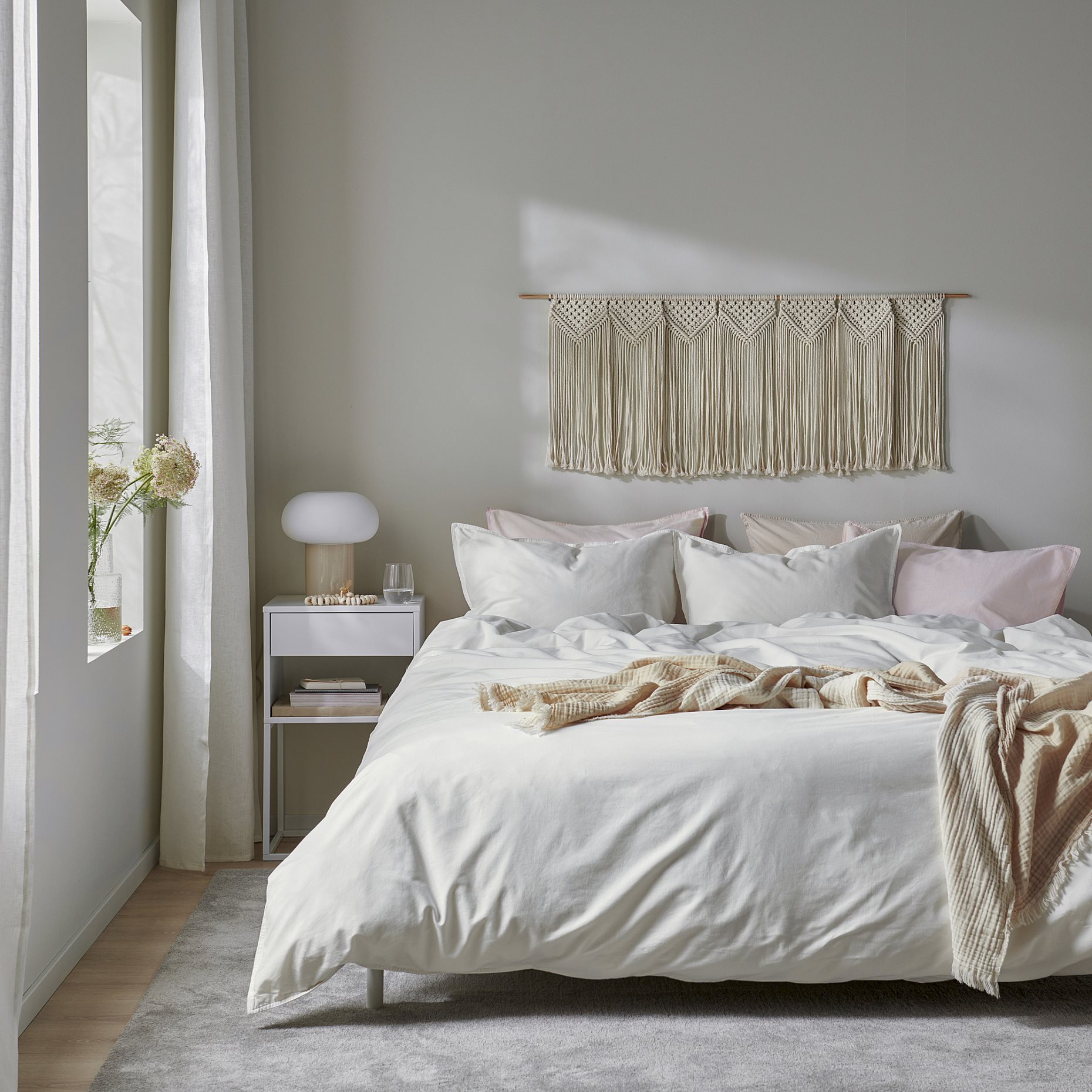 ÄNGSLILJA, duvet cover and pillowcase, 150x200/50x60 cm, 606.089.10
