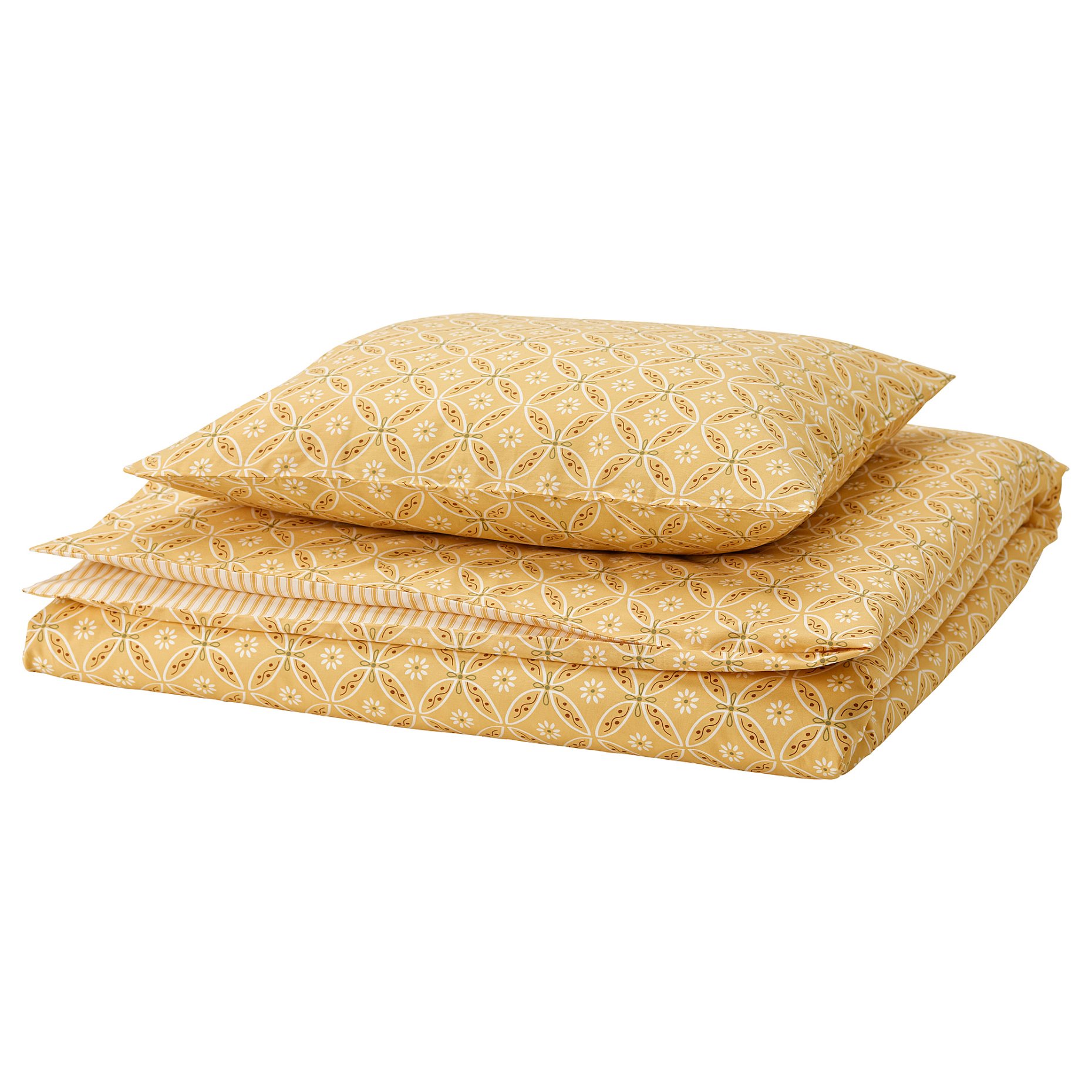 HAMNSENAP, duvet cover and pillowcase, 150x200/50x60 cm, 606.140.96