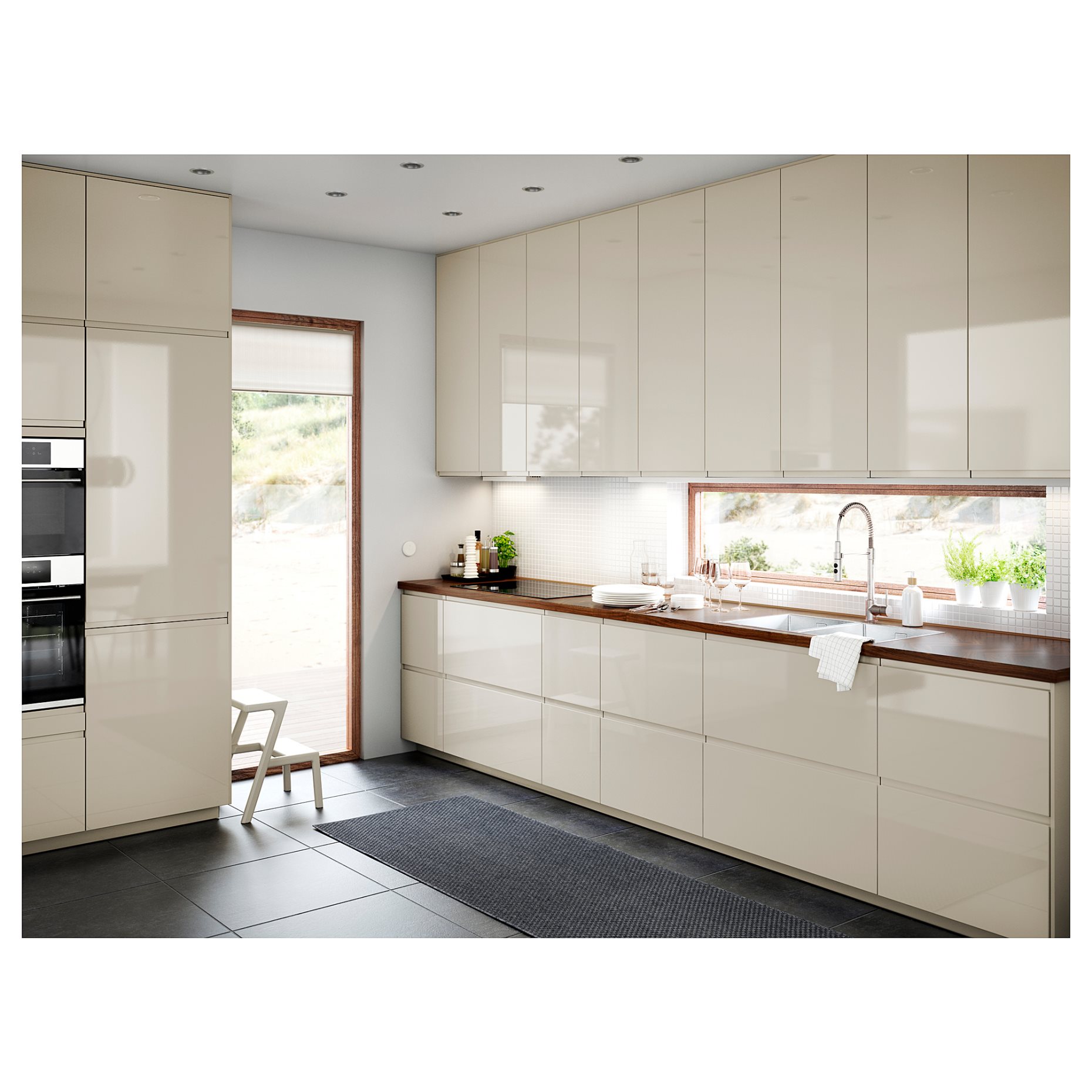 METOD/MAXIMERA, base cabinet for sink+3 fronts/2 drawers, 691.681.48