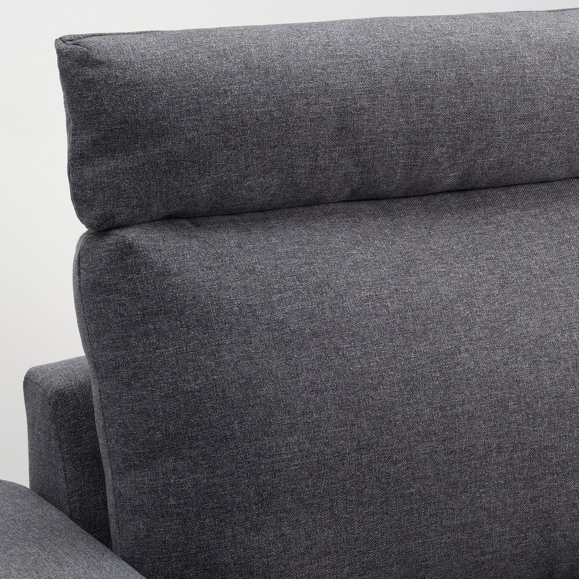 VIMLE, τριθέσιος καναπές με σεζλόνγκ με κεφαλάρι με πλατιά μπράτσα, 694.012.98