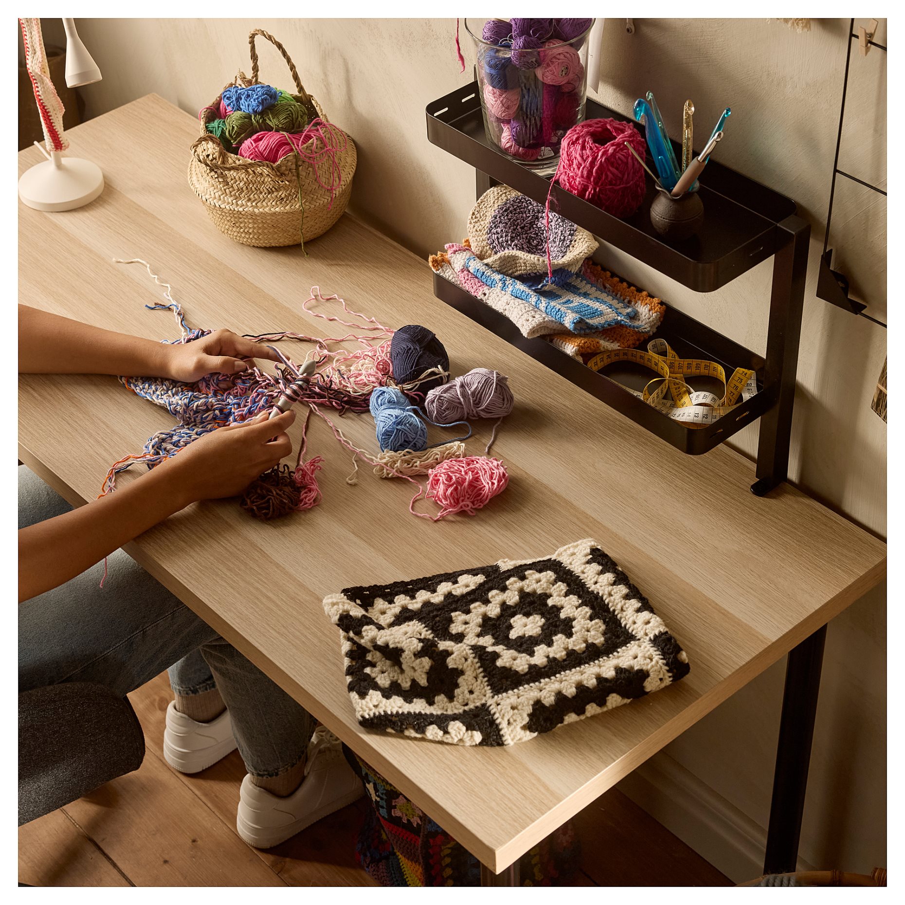 LAGKAPTEN/ADILS, desk, 120x60 cm, 694.168.84