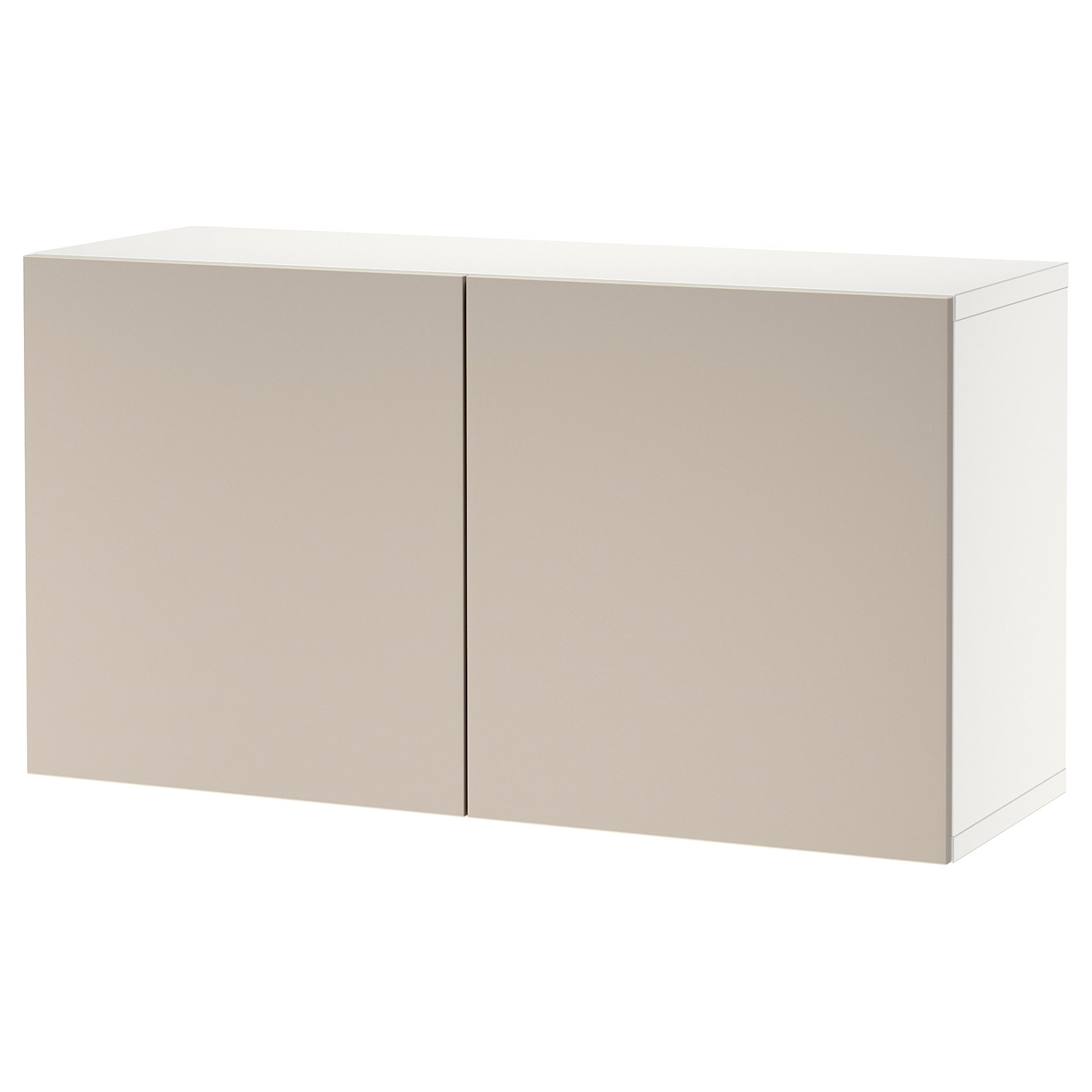 BESTÅ, wall-mounted cabinet combination, 120x42x64 cm, 694.408.55