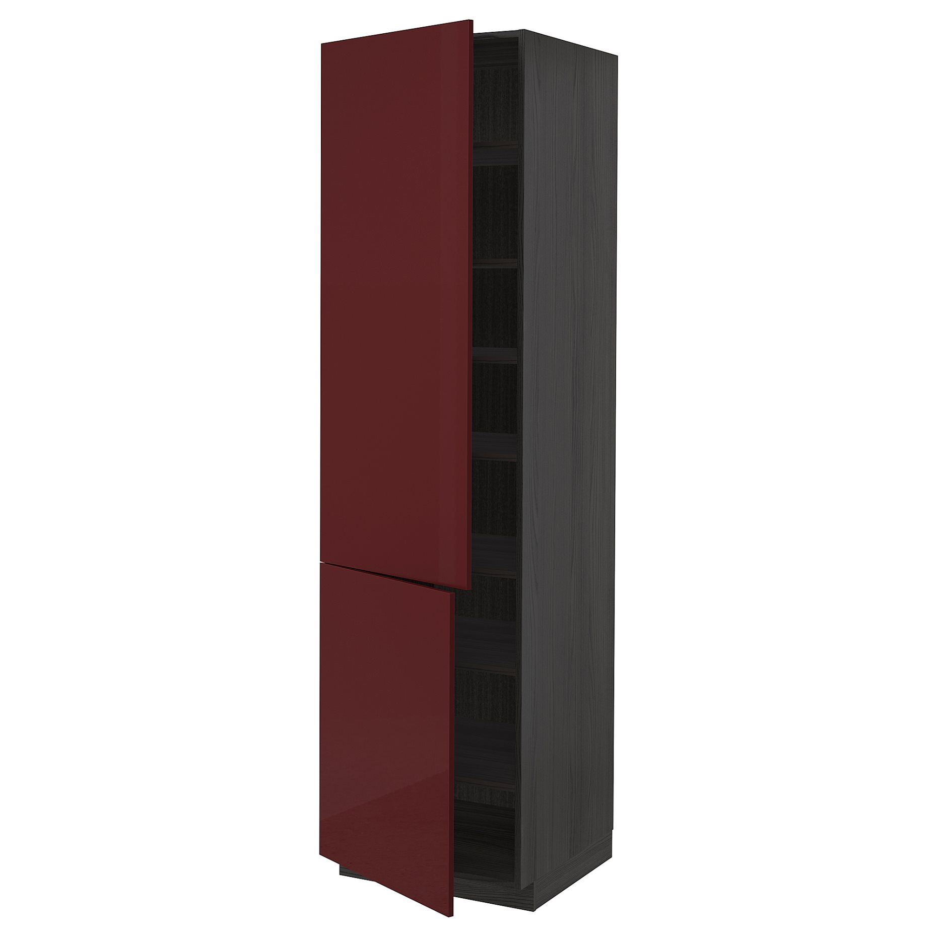 METOD, high cabinet with shelves, 60x60x200 cm, 694.558.37