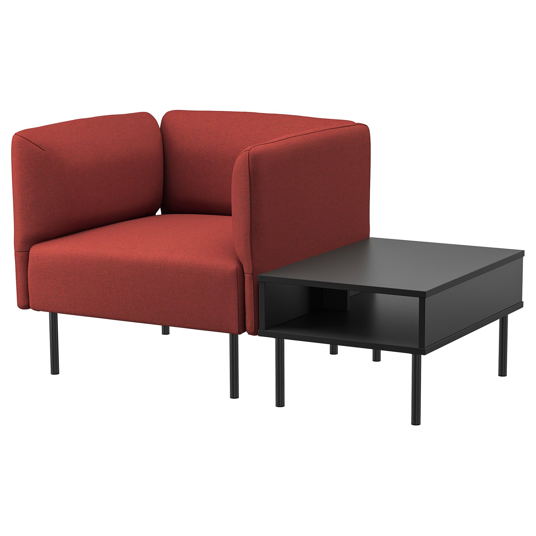 LILLEHEM, armchair with side table, 695.363.20
