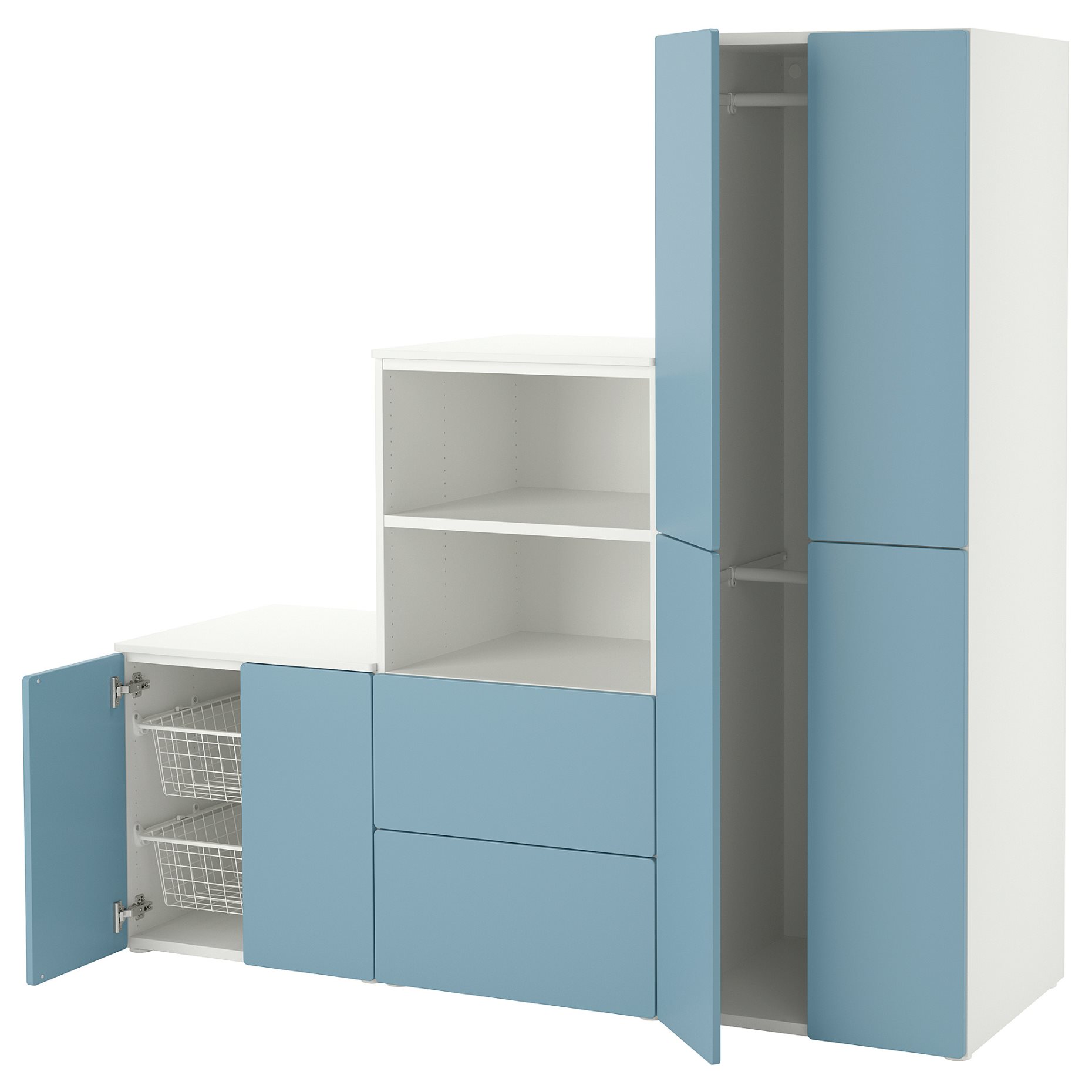 SMASTAD/PLATSA, storage combination, 180x57x181 cm, 695.464.80