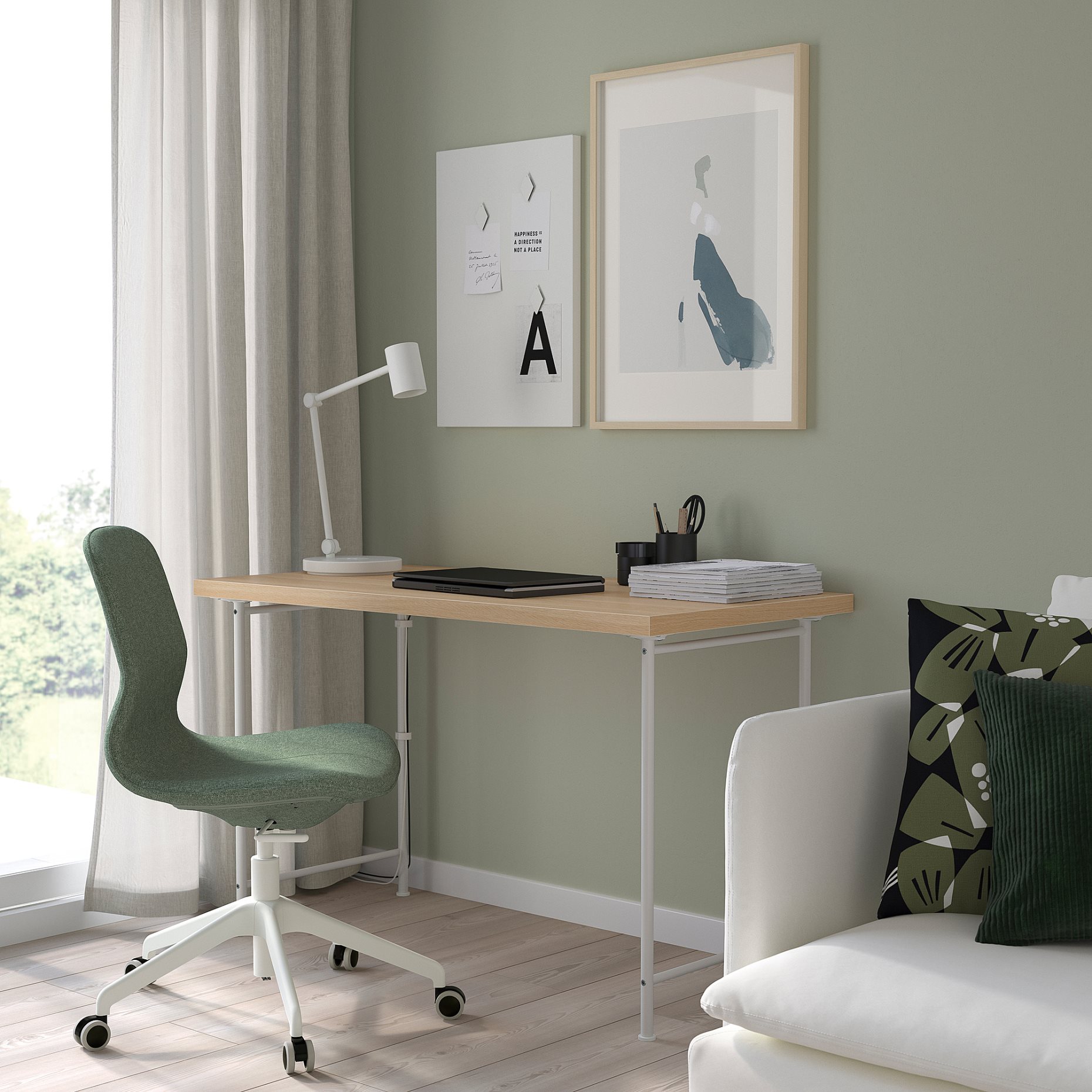 LAGKAPTEN/SPAND, desk, 120x60 cm, 695.636.34