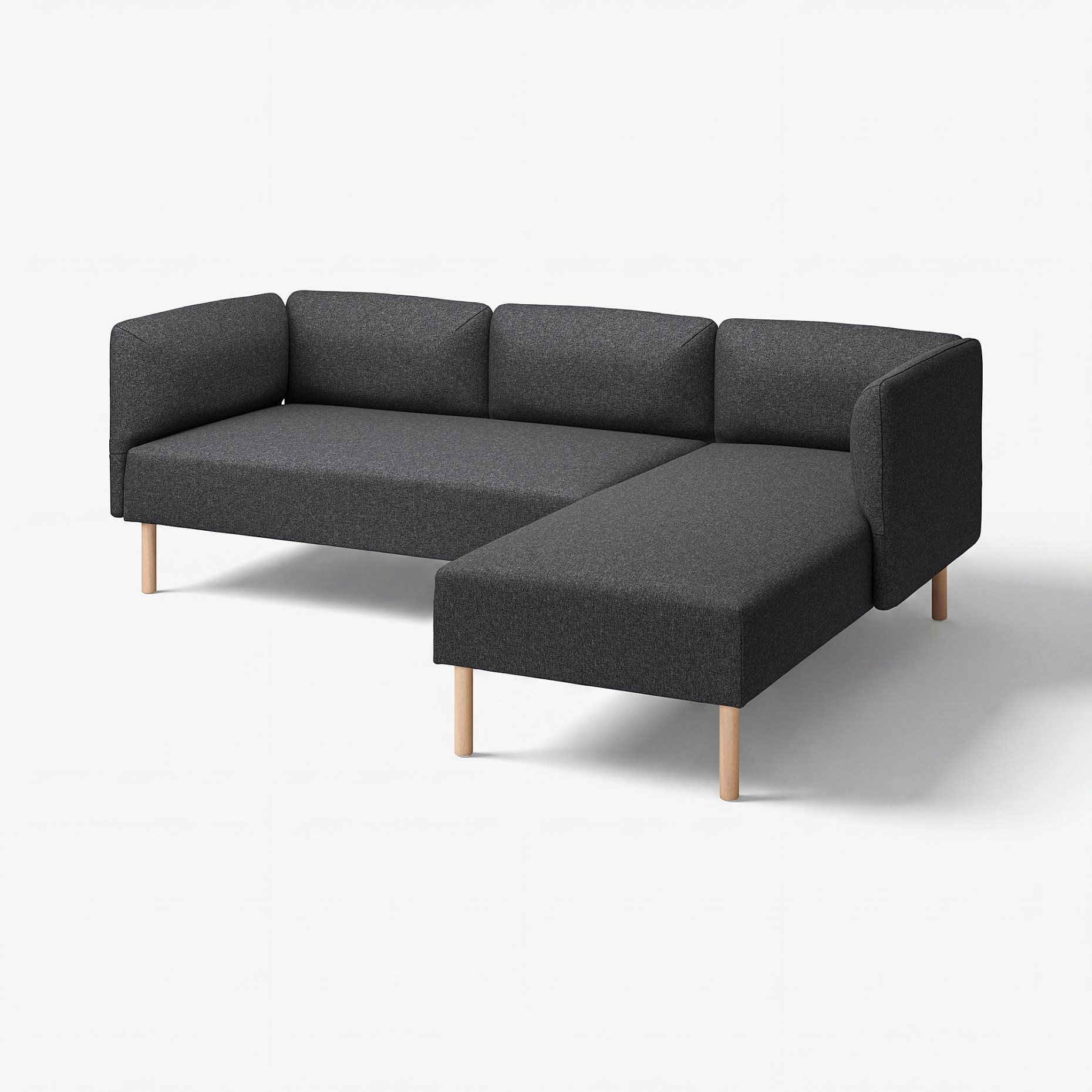 LILLEHEM, 3-seat modular sofa with chaise longue, 695.682.93
