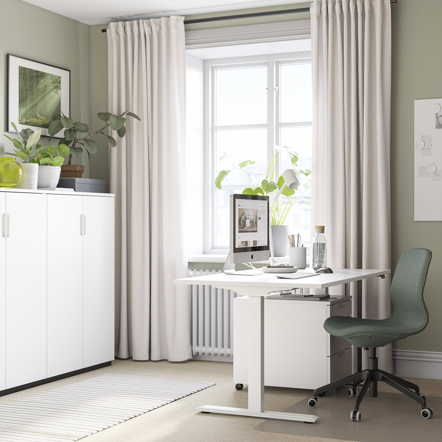 RODULF, electric desk sit/stand, 140x80 cm, 695.817.94