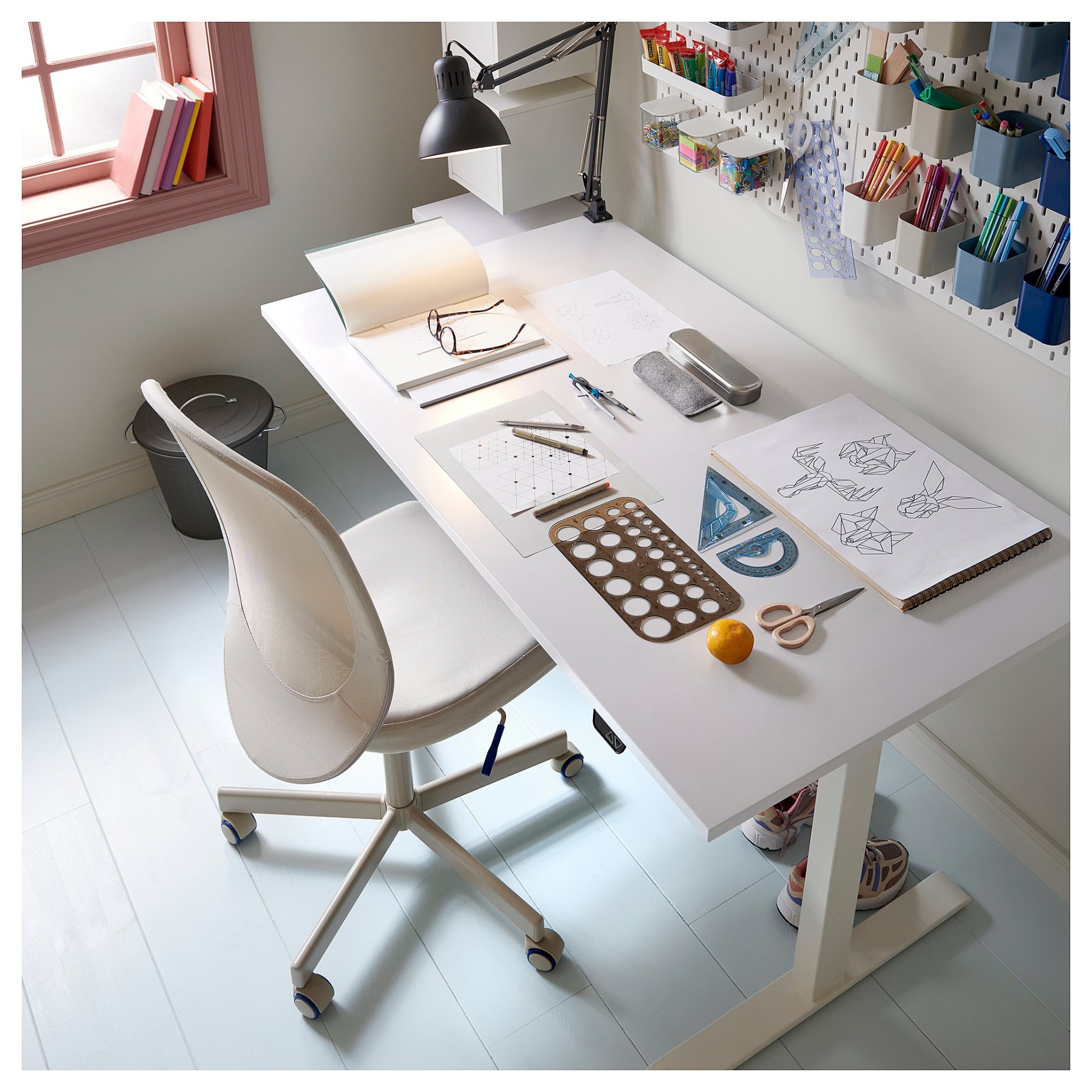 RODULF, electric desk sit/stand, 140x80 cm, 695.817.94