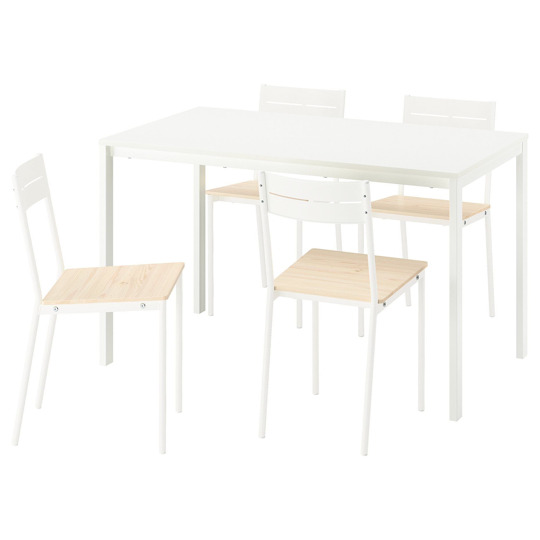 VIHALS/BUSLÄTT, table and 4 chairs, 125x74 cm, 695.904.73