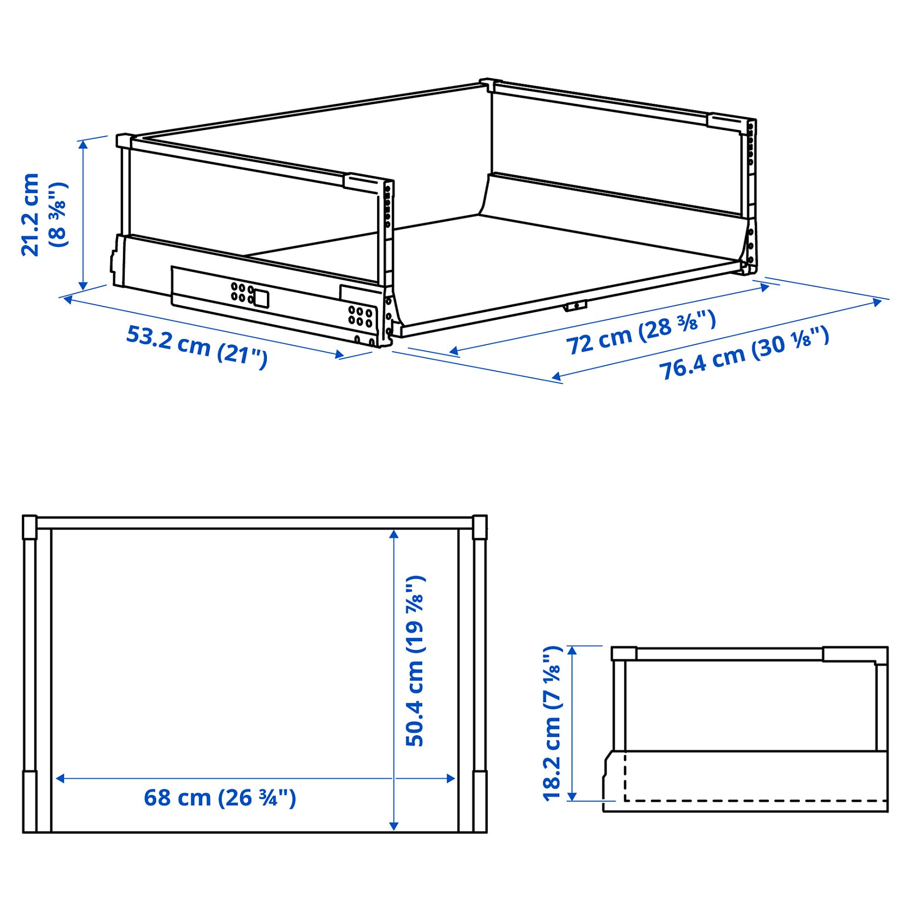 MAXIMERA, drawer, high, 702.850.28