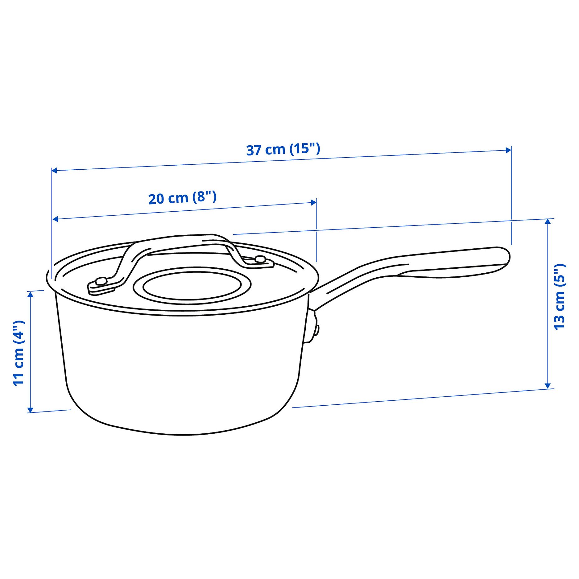 SENSUELL, saucepan with lid, 703.245.48