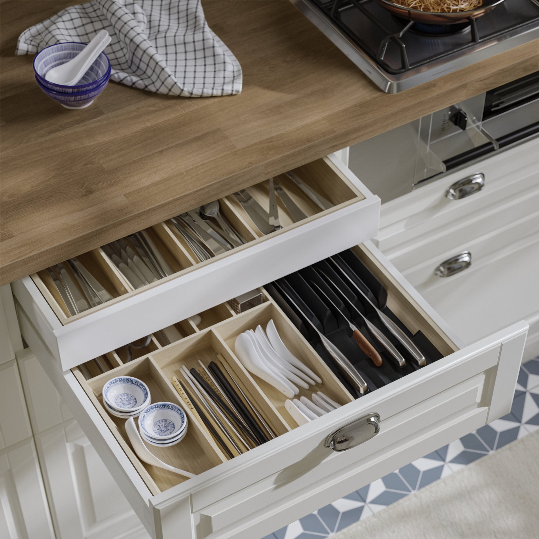 UPPDATERA, cutlery tray, 52x50 cm, 704.331.04