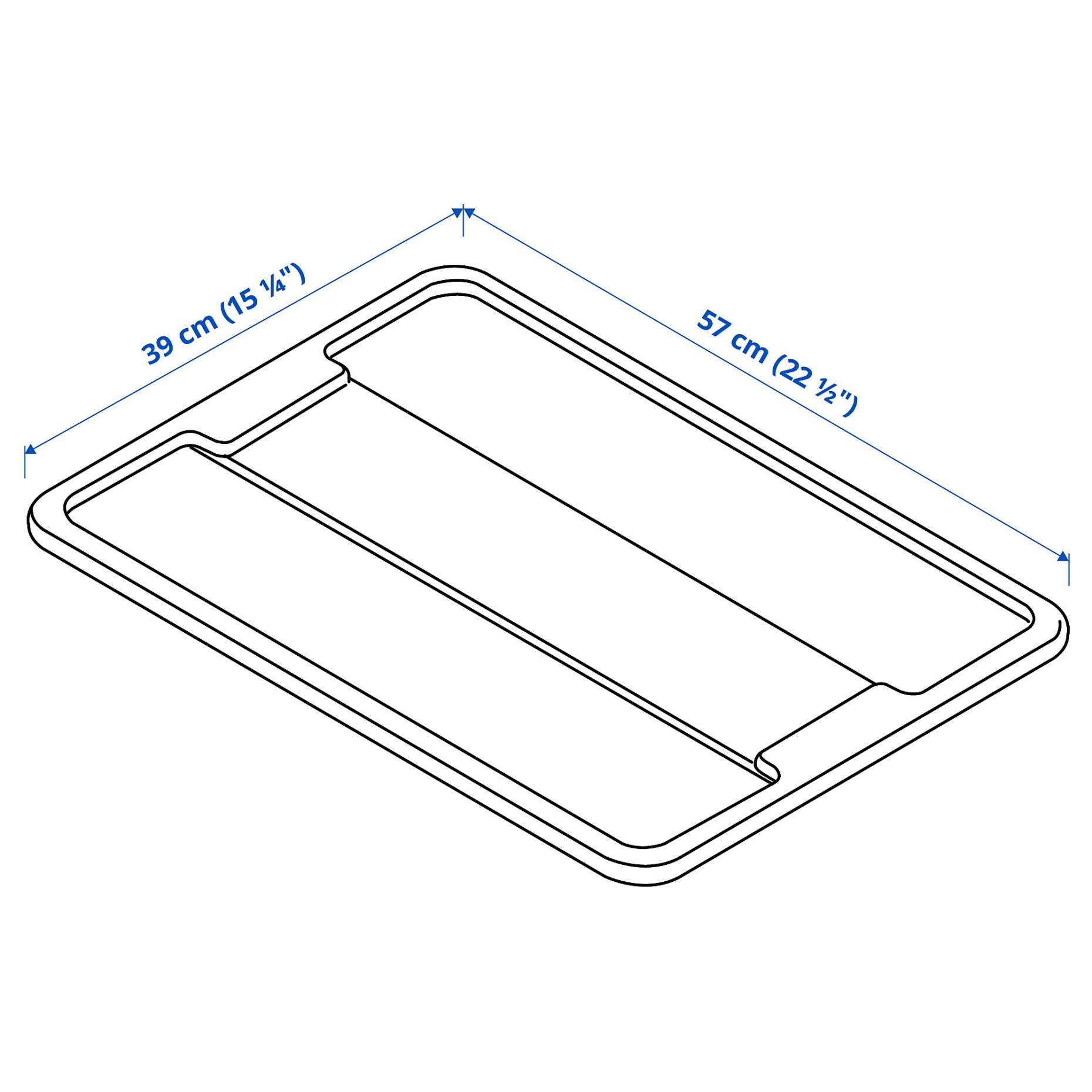 SAMLA, lid for box 45/65 l, 704.550.87