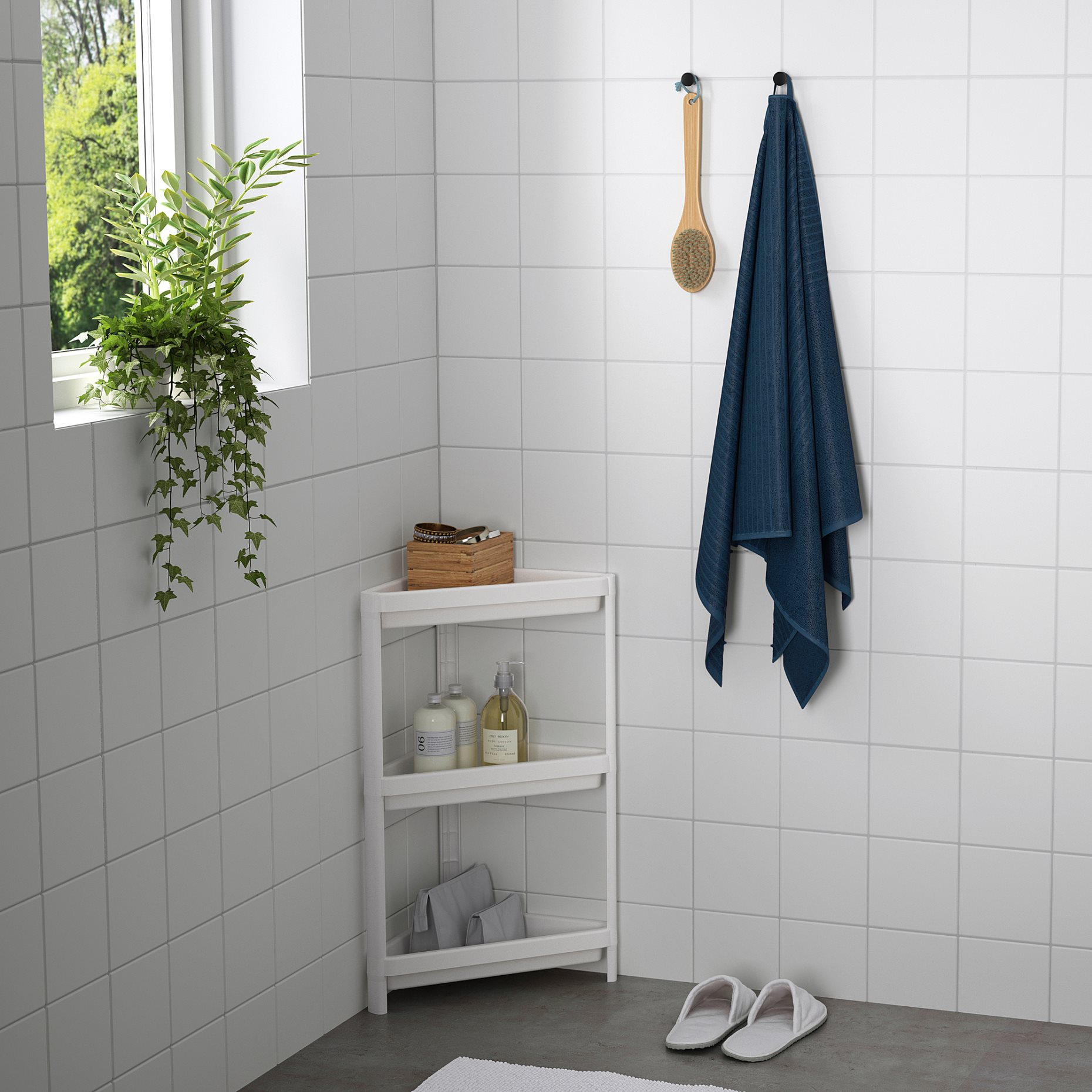 VESKEN, corner shelf unit, 704.710.92