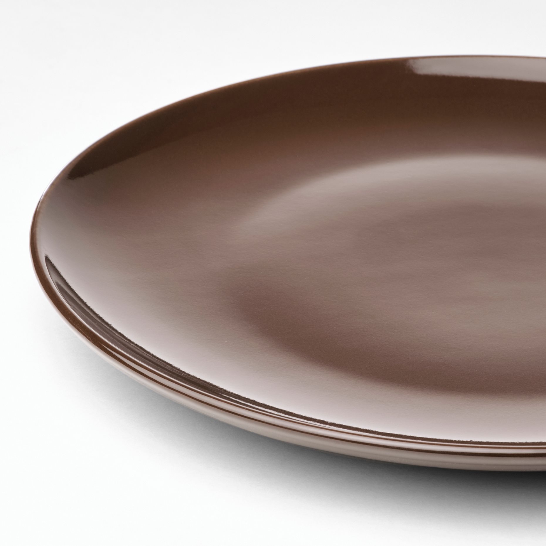 FÄRGKLAR, plate/glossy 4 pack, 26 cm, 704.854.47