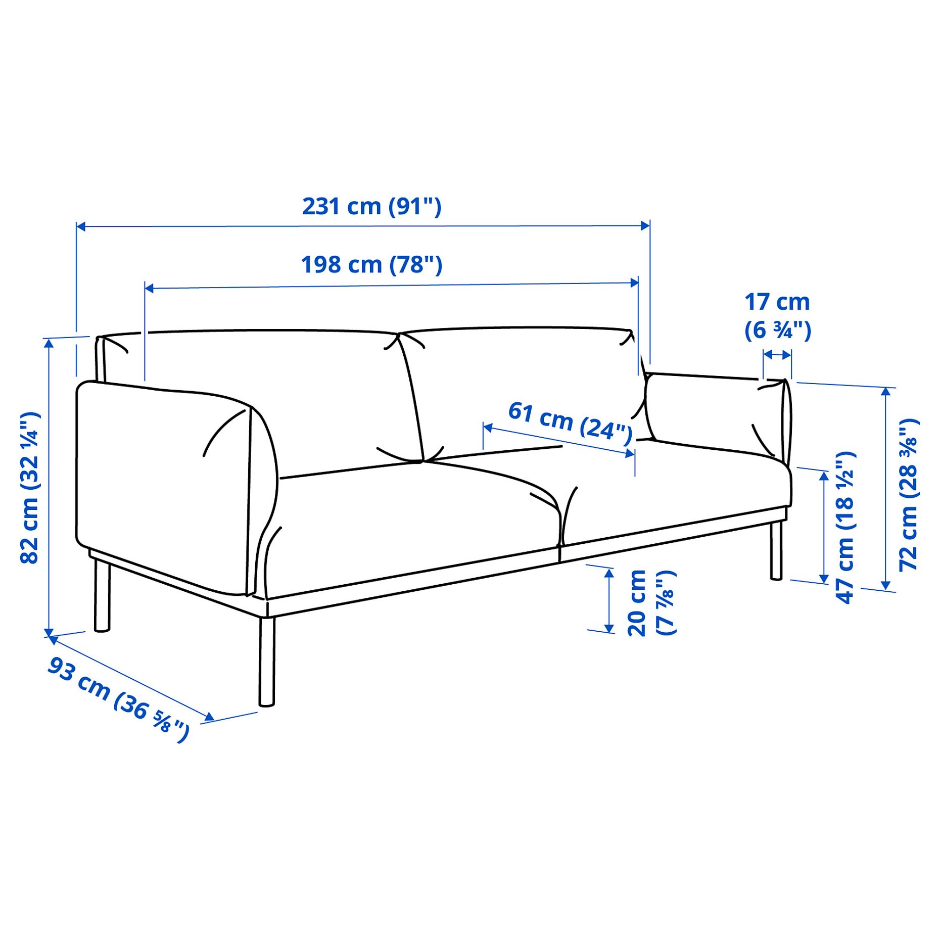 ÄPPLARYD, 3-seat sofa, 705.062.37