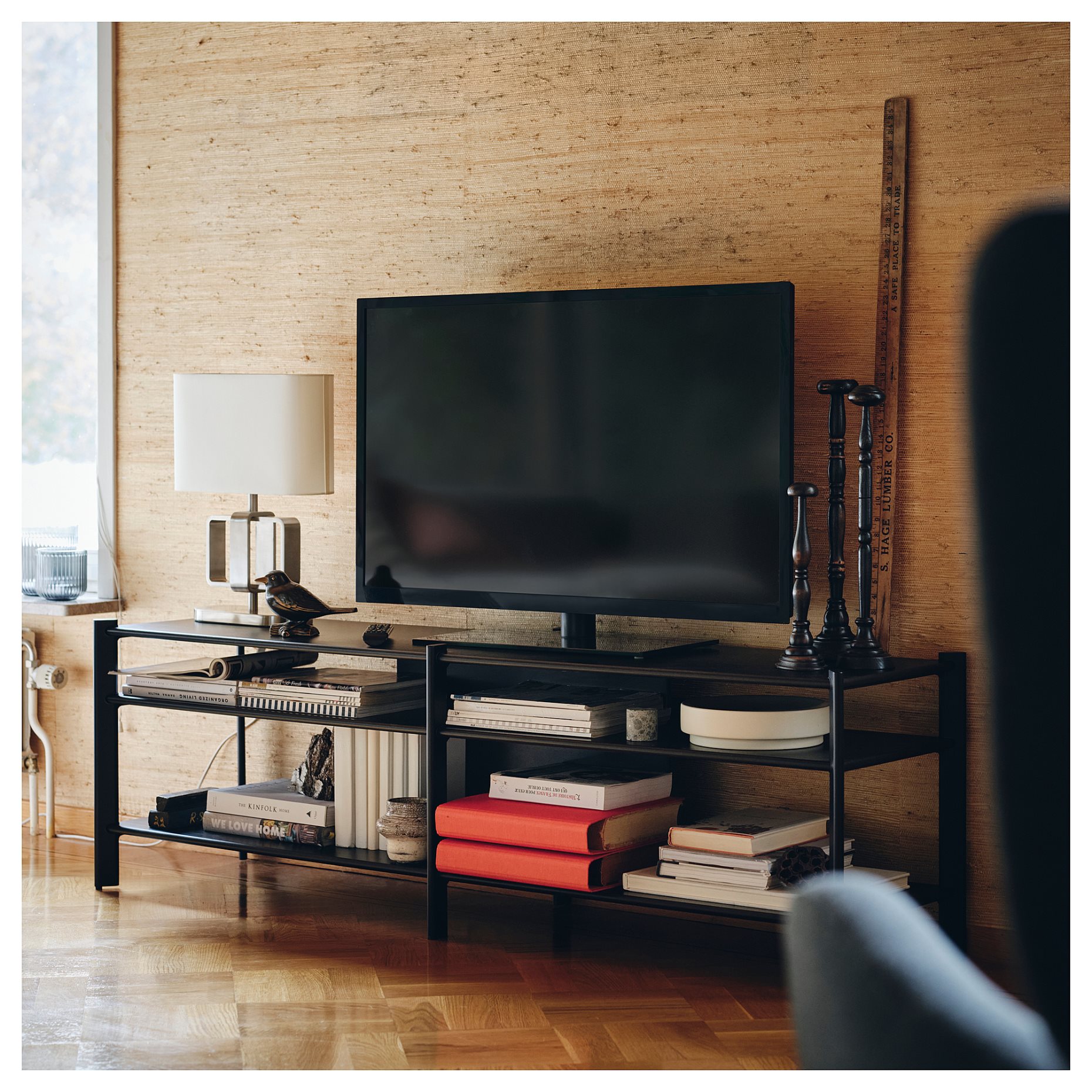JÄTTESTA, TV bench, 160x40x49 cm, 705.089.34