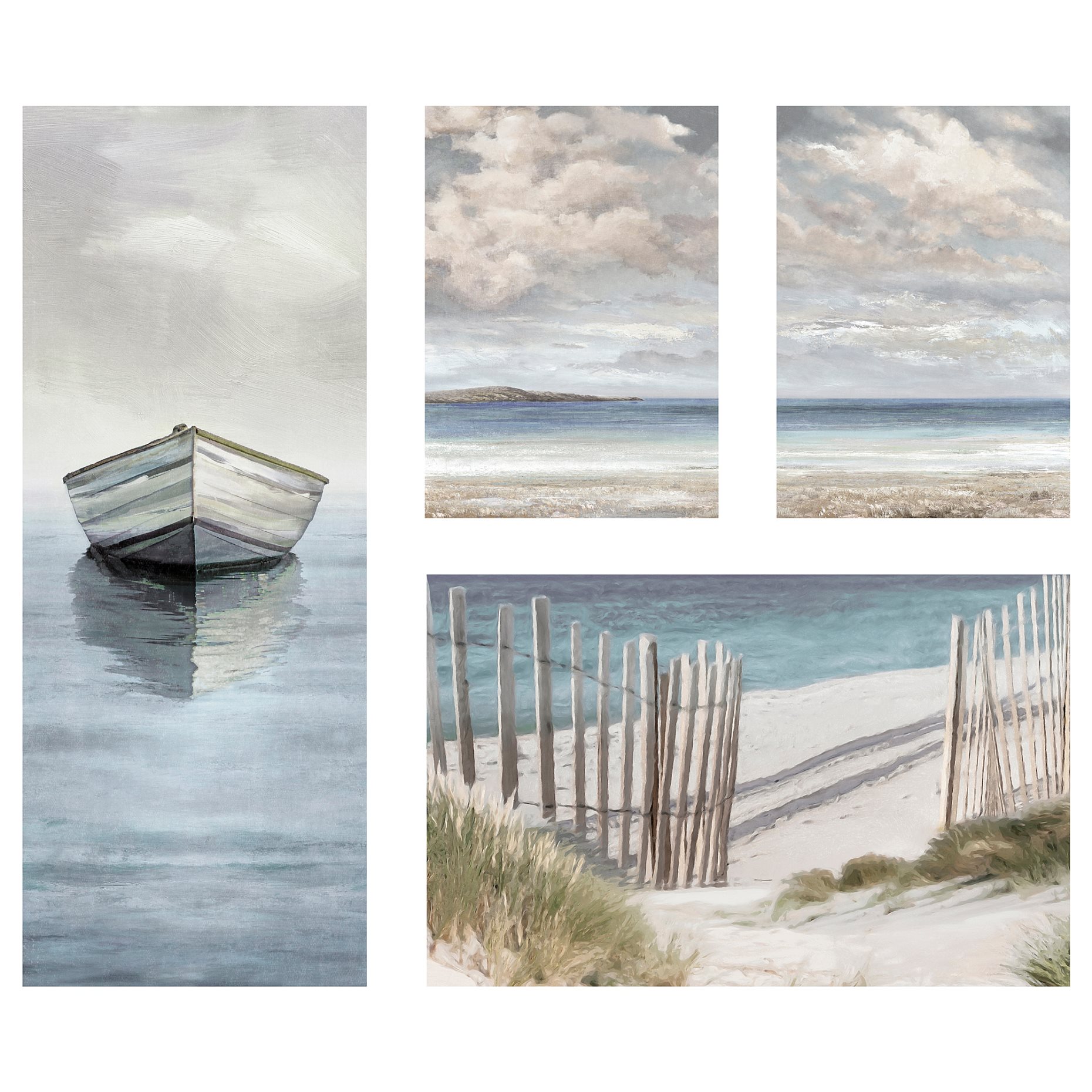 PJÄTTERYD, picture/by the beach, set of 4, 705.548.84