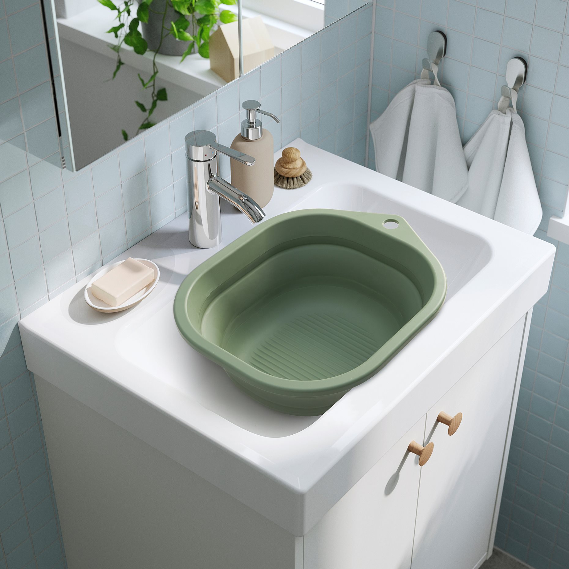 PEPPRIG, wash-tub/foldable, 10 l, 705.729.63