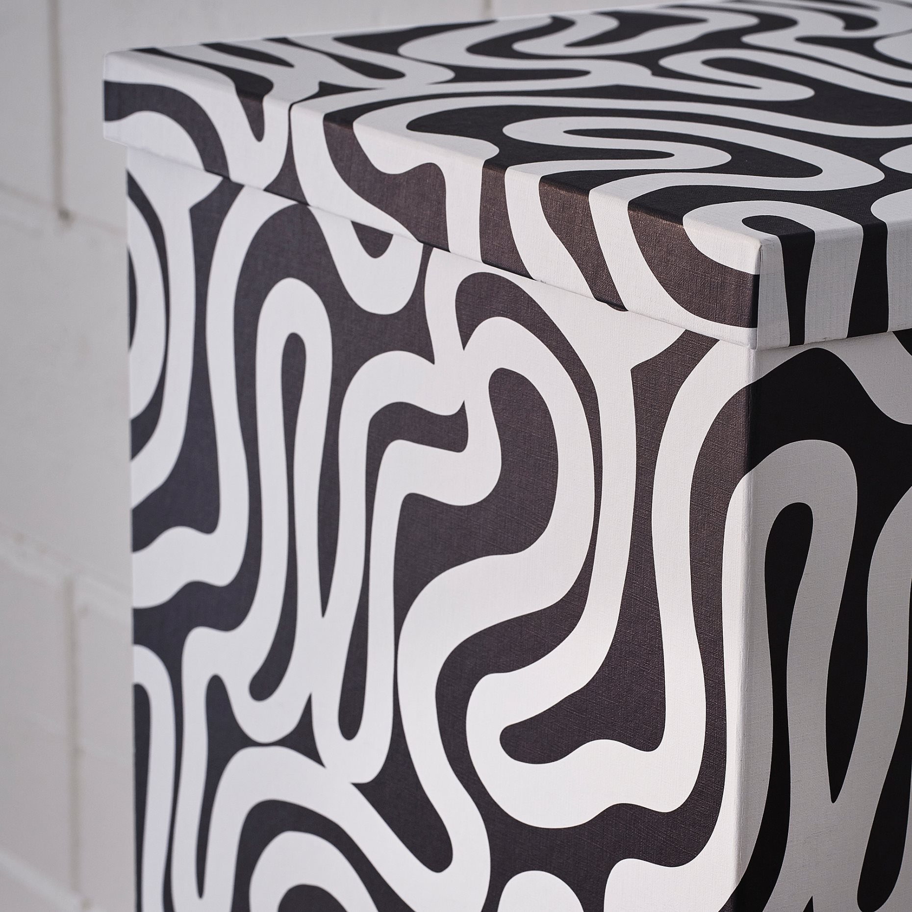 TJENA, storage box with lid, 32x35x32 cm, 705.767.15
