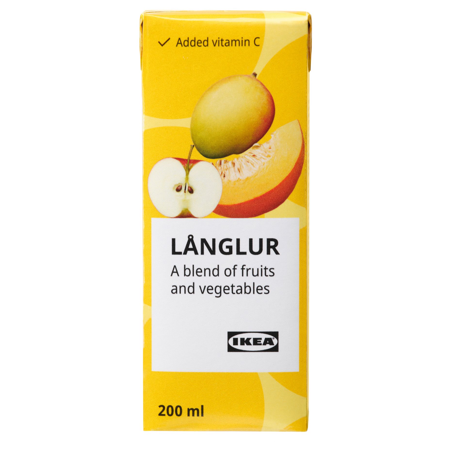 LANGLUR, fruit- and vegetable smoothie/added vitamin C, 200 ml, 705.805.76