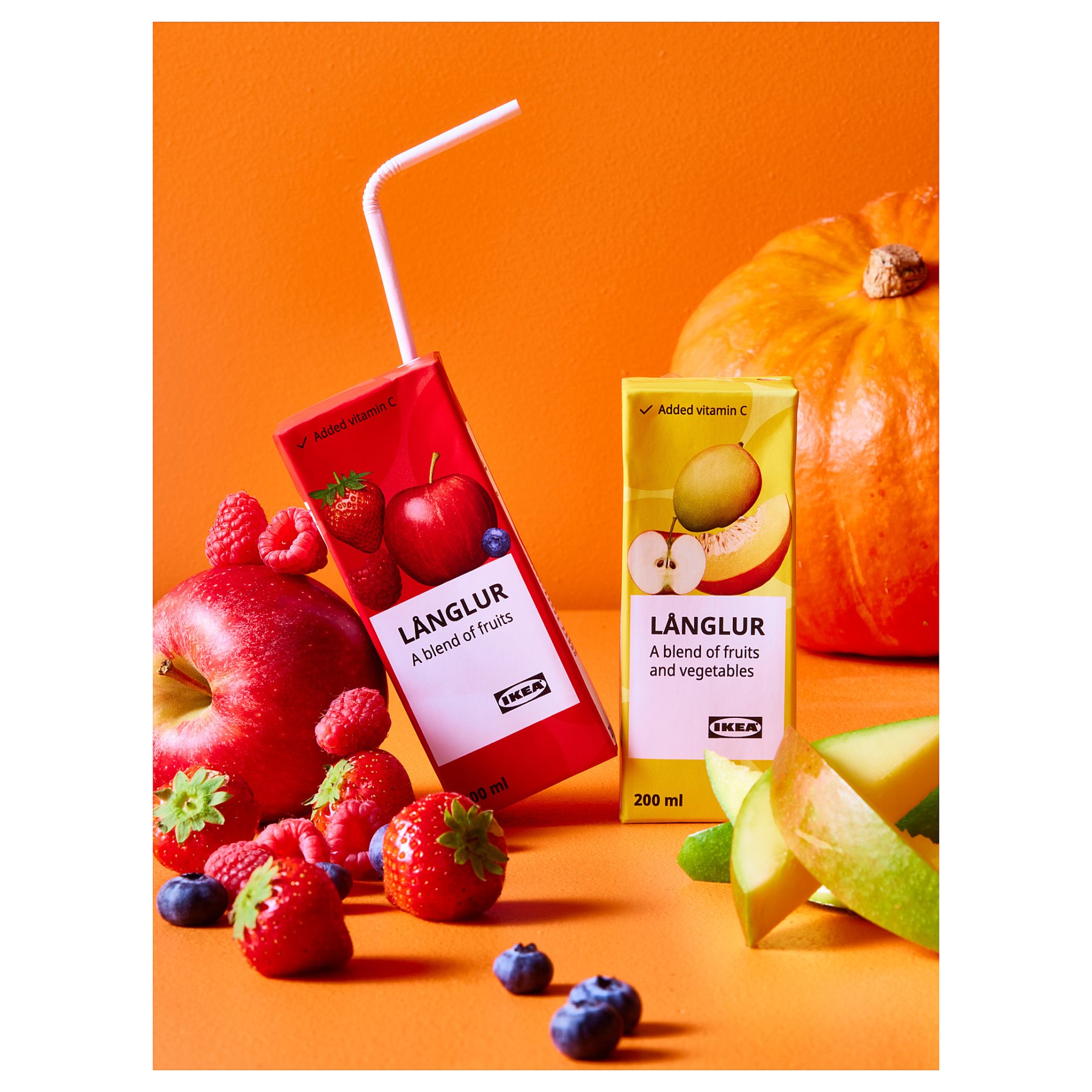 LANGLUR, fruit- and vegetable smoothie/added vitamin C, 200 ml, 705.805.76