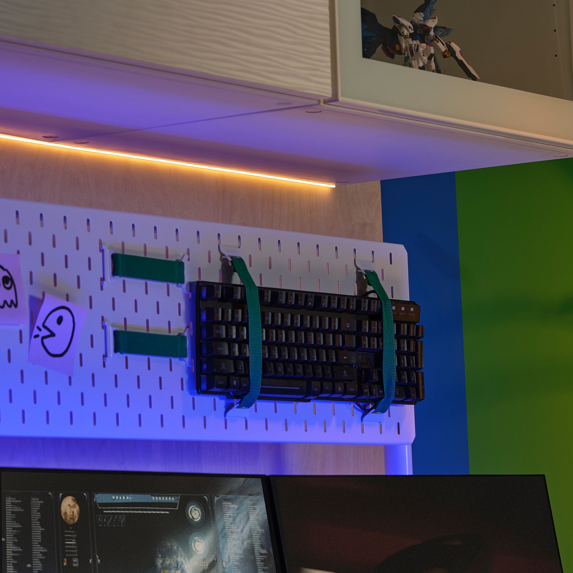 KABBLEKA, ταινία φωτισμού με ενσωματωμένο φωτισμό LED και USB/ρυθμιζόμενης έντασης, 3 m, 705.946.01