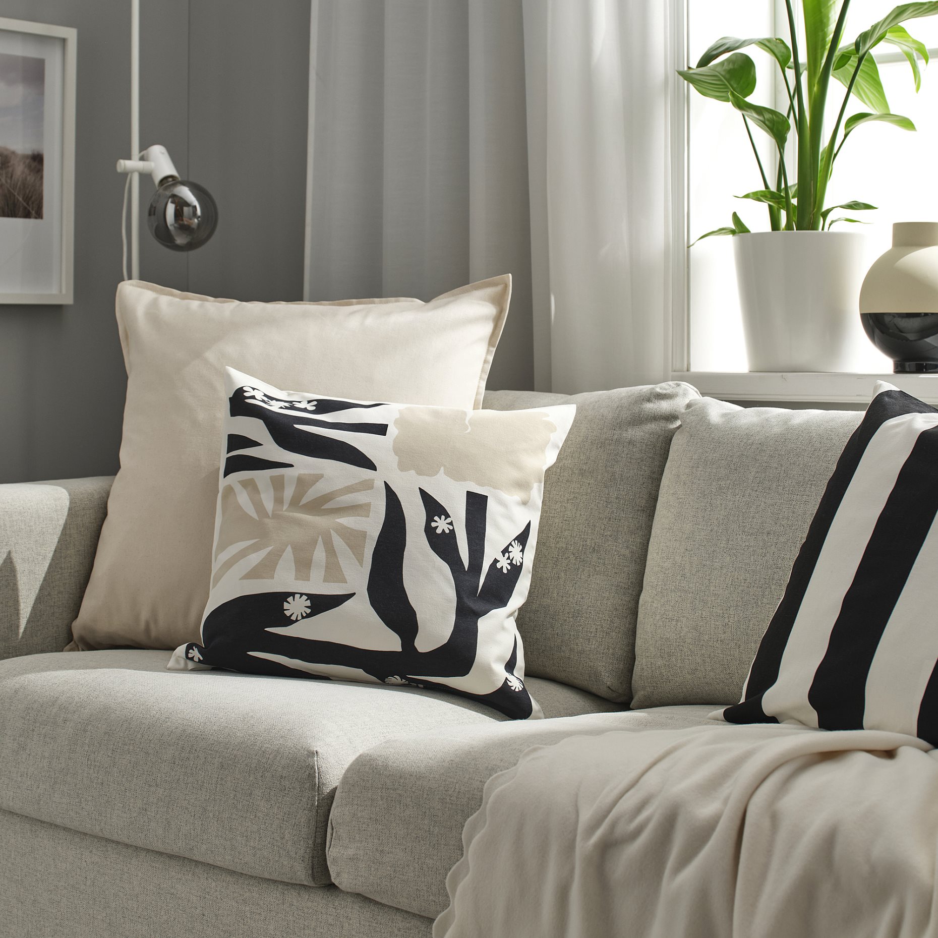 GURLI, cushion cover, 65x65 cm, 705.987.79