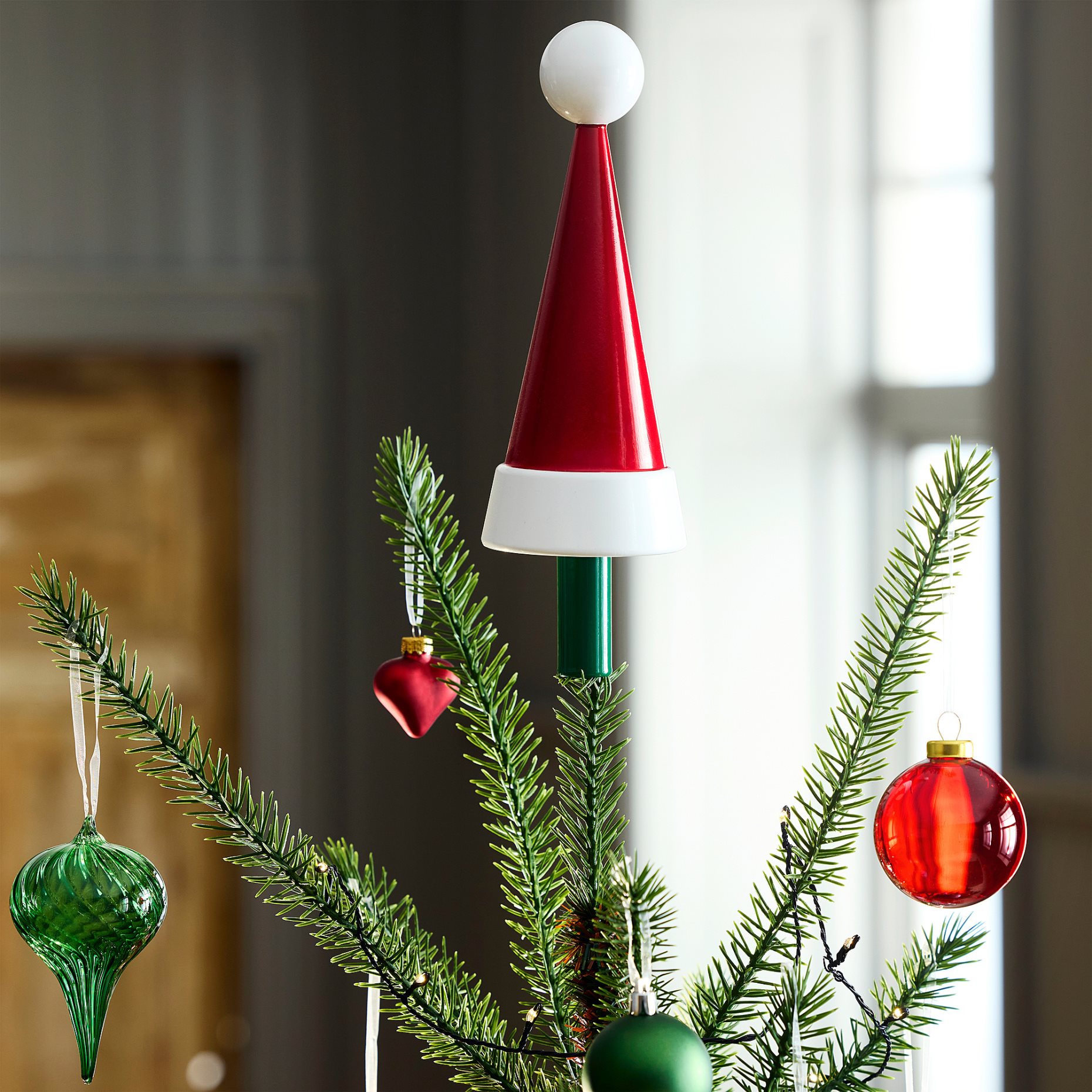 VINTERFINT, κορυφή χριστουγεννιάτικου δέντρου, 26 cm, 706.048.98