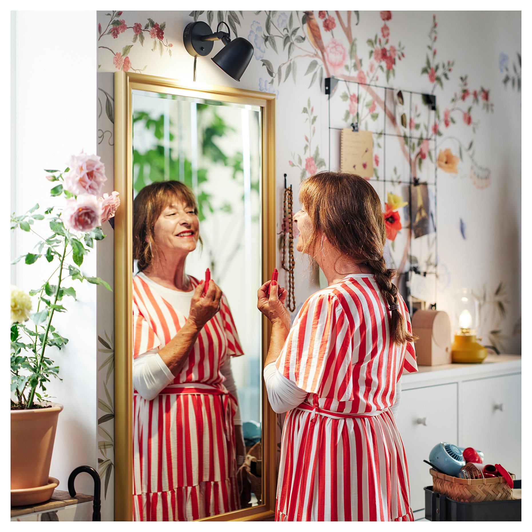 PINGSTSYREN, καθρέφτης, 60x120 cm, 706.100.93