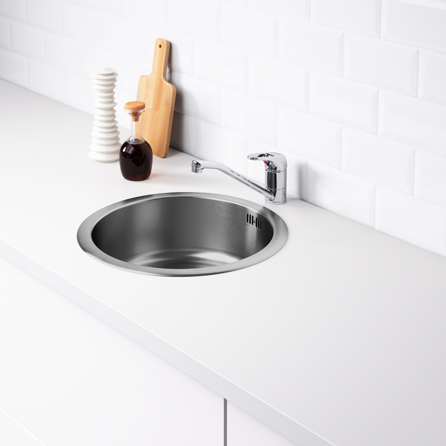 BOHOLMEN, inset sink 1 bowl, 45 cm, 791.574.94