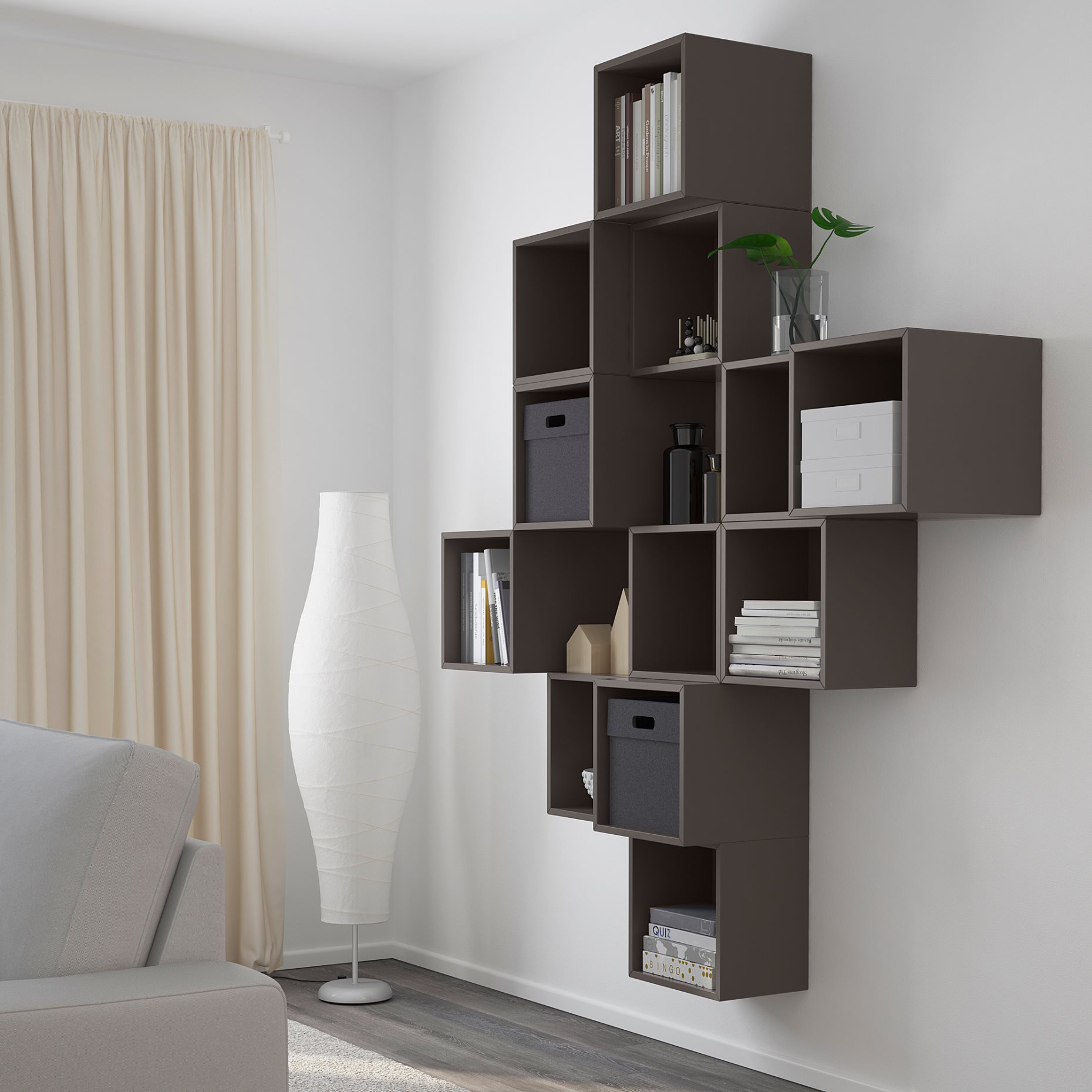 EKET, wall-mounted cabinet combination, 791.891.50