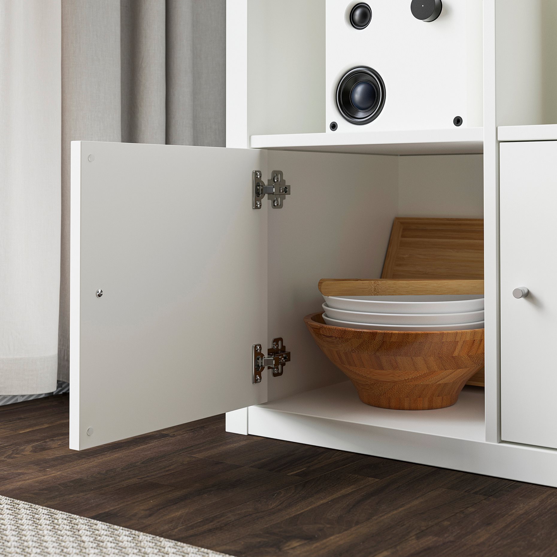 KALLAX, ραφιέρα με 4 ένθετα, 792.782.50