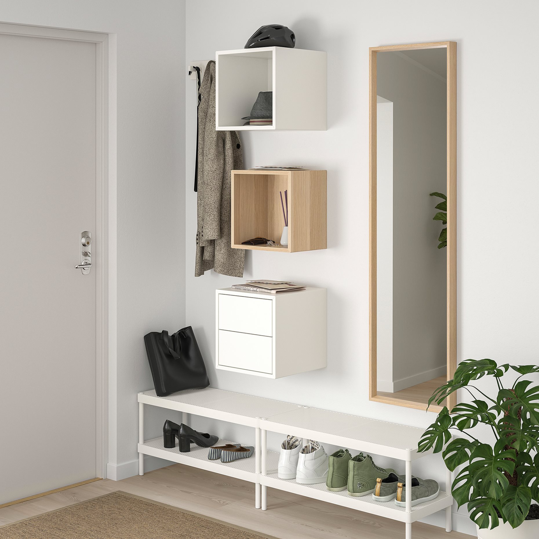EKET, wall-mounted storage combination, 793.363.92