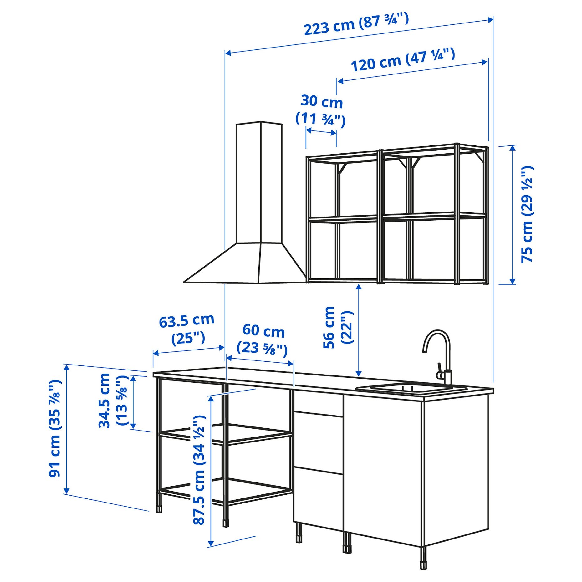 ENHET, κουζίνα, 793.378.29