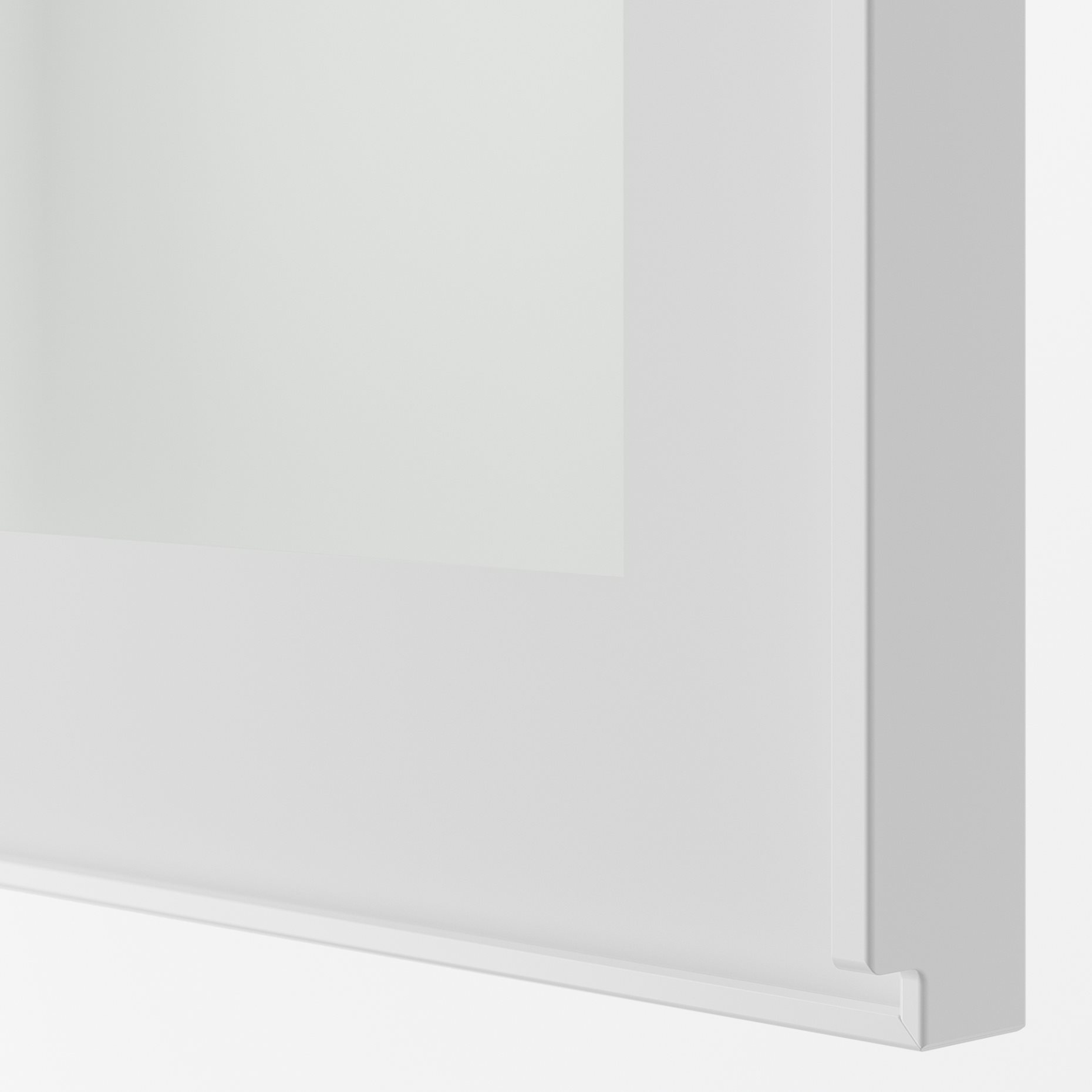 METOD, wall cabinet with shelves/glass door, 40x60 cm, 794.905.43
