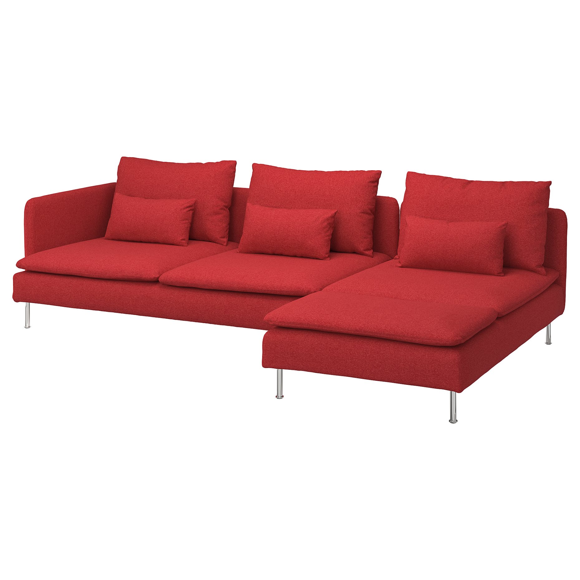 SÖDERHAMN, 4-seat sofa with chaise longue and open end, 795.144.74